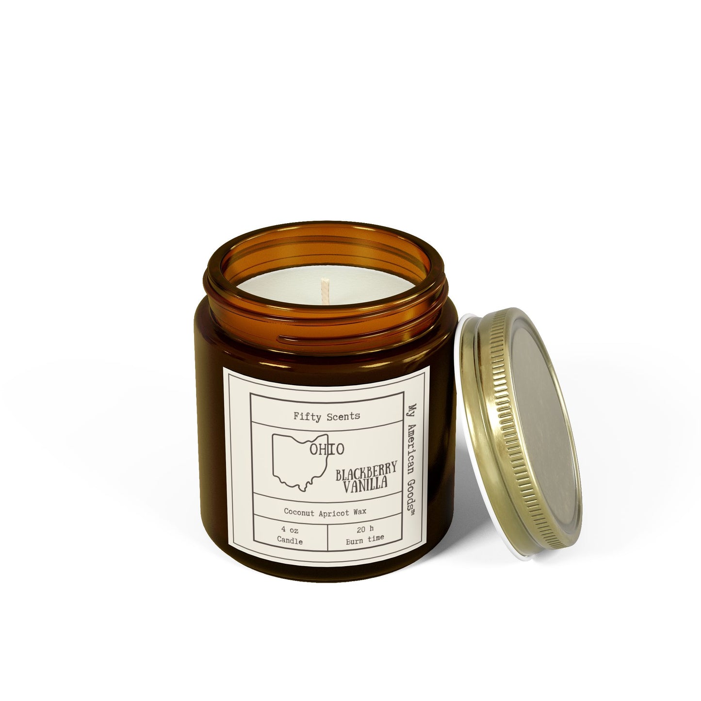 Ohio - Coconut Apricot Wax in Blackberry Vanilla | Eco-Friendly Home Fragrance