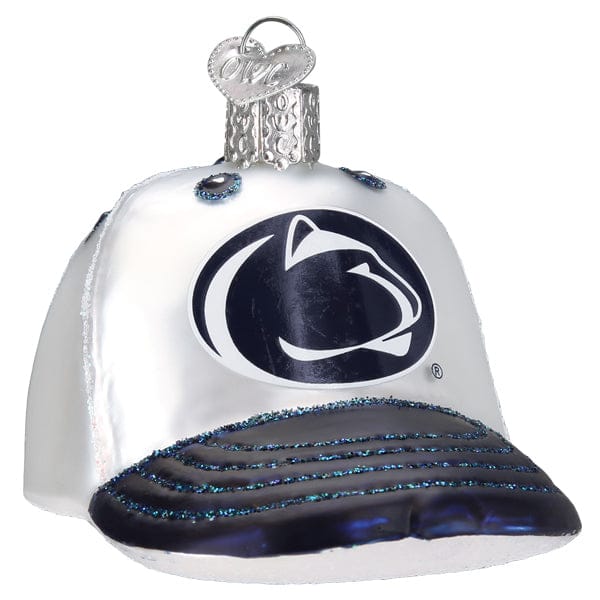 Old World Christmas 2.25 X 2.5 X 3.5 / 64619 Penn State Baseball Cap Ornament