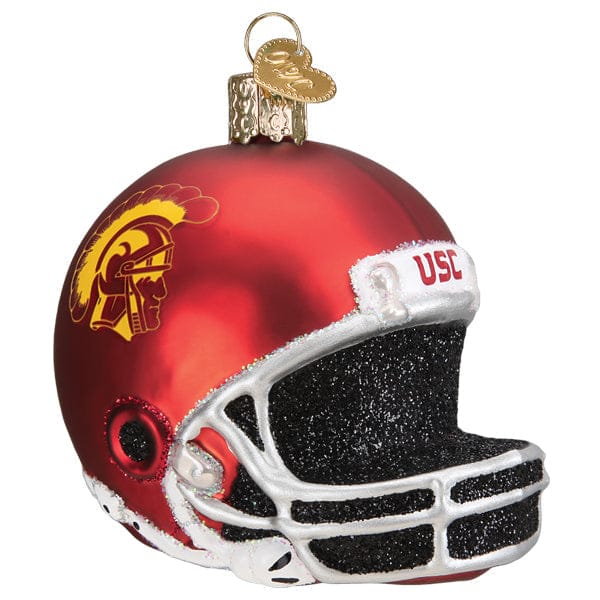 Old World Christmas 4 X 3 X 3 / 65717 USC Football Helmet Ornament