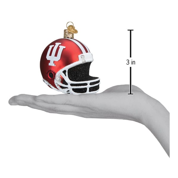 Old World Christmas 4.5 X 3 X 3 / 65817 Indiana Football Helmet Ornament