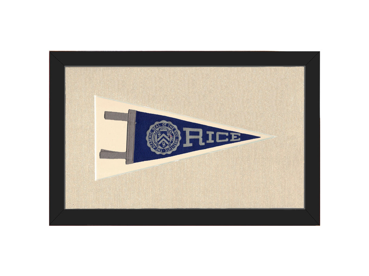 Americana Memories Vintage Pennants and Memorabilia Vintage Rice Pennant