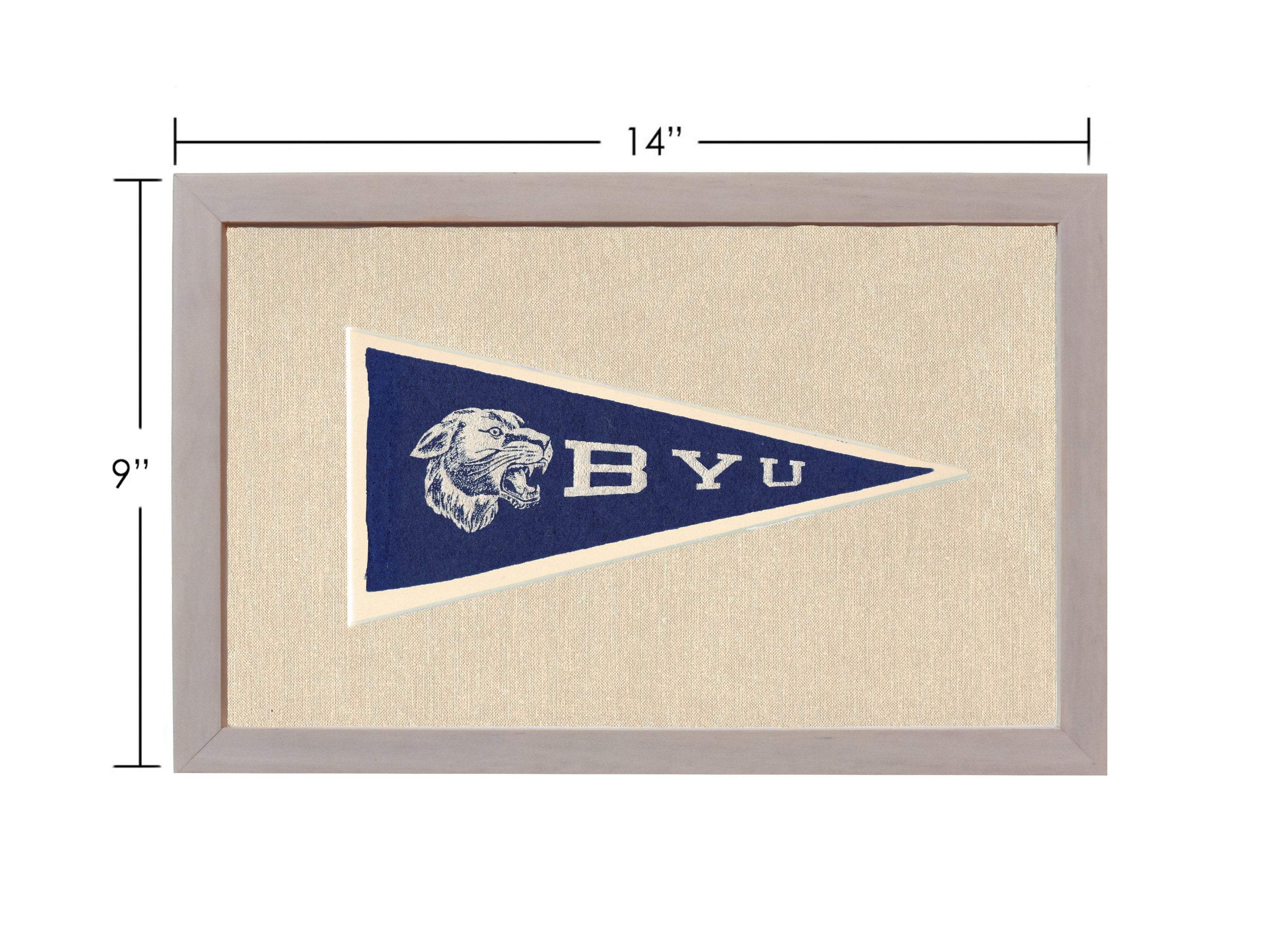 Vintage Brigham Young University Pennant