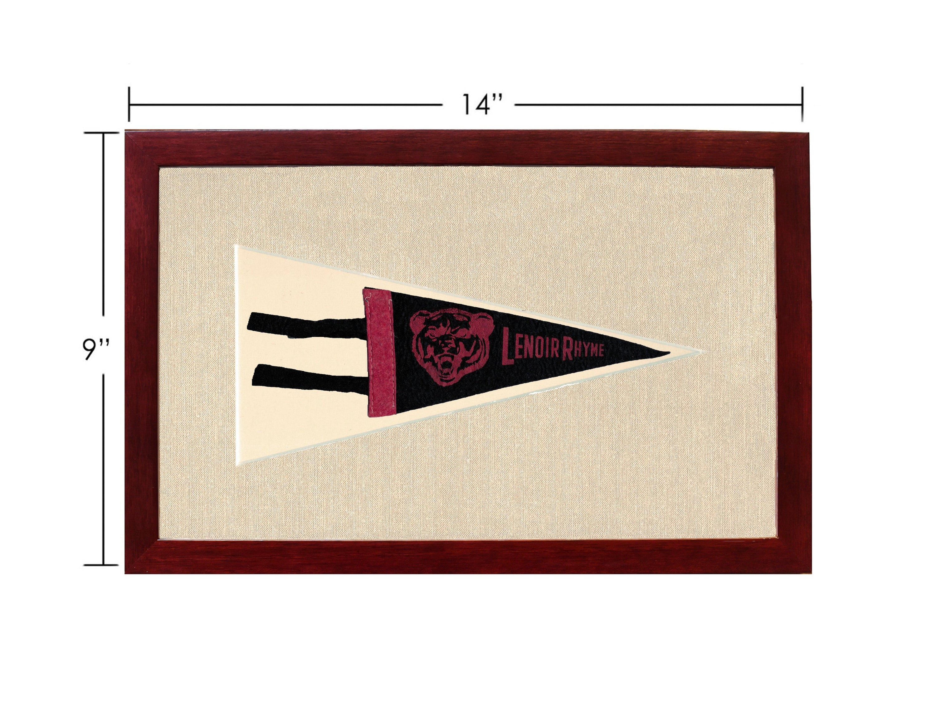 Vintage Lenoir Rhyme Pennant