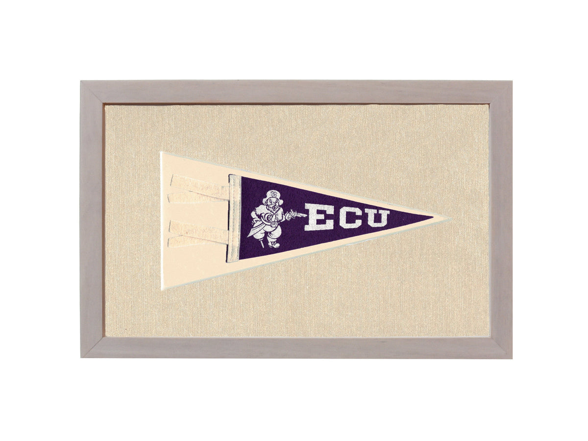 Americana Memories Vintage Pennants and Memorabilia Vintage East Carolina University Pennant