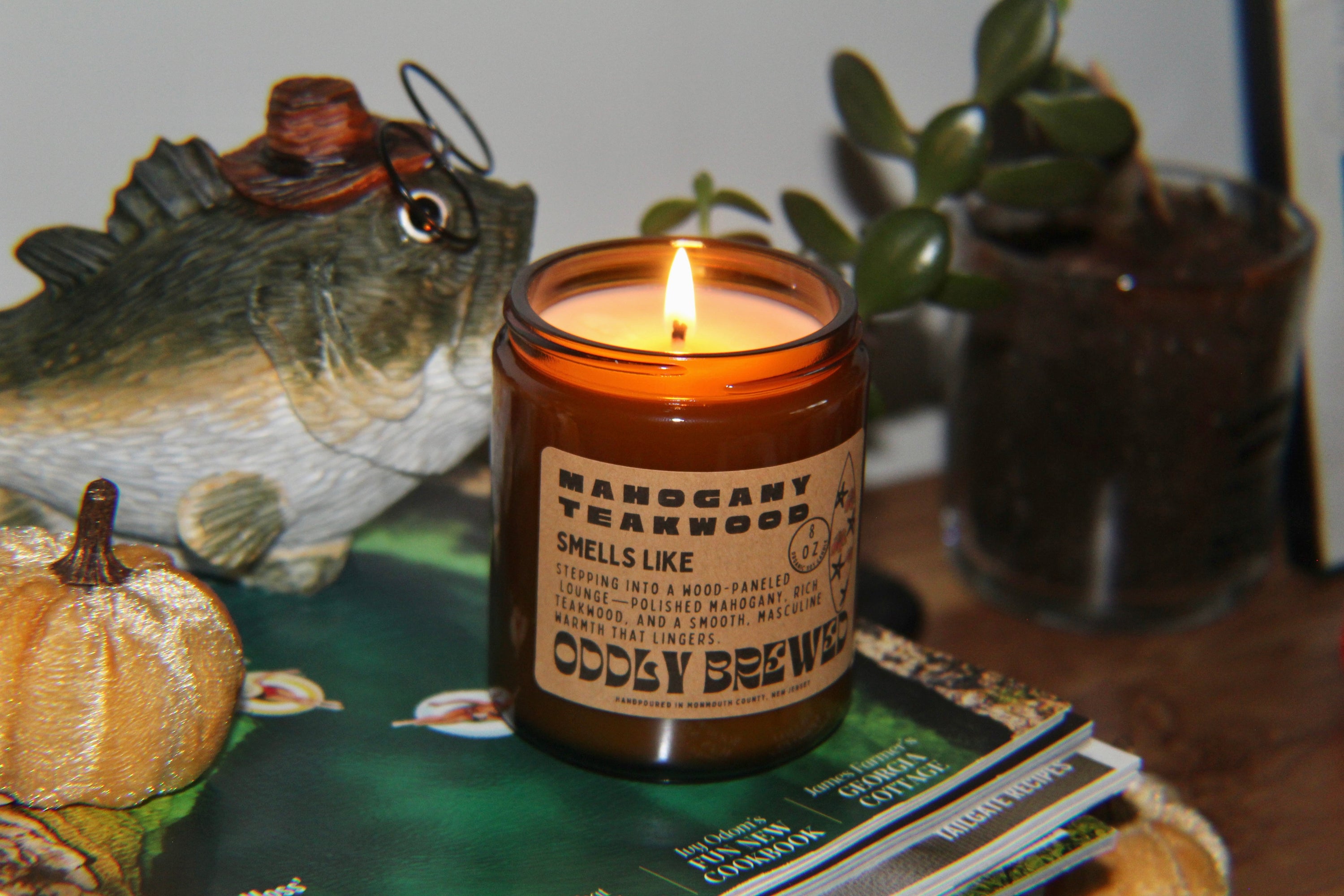 Mahogany Teakwood Soy Candle
