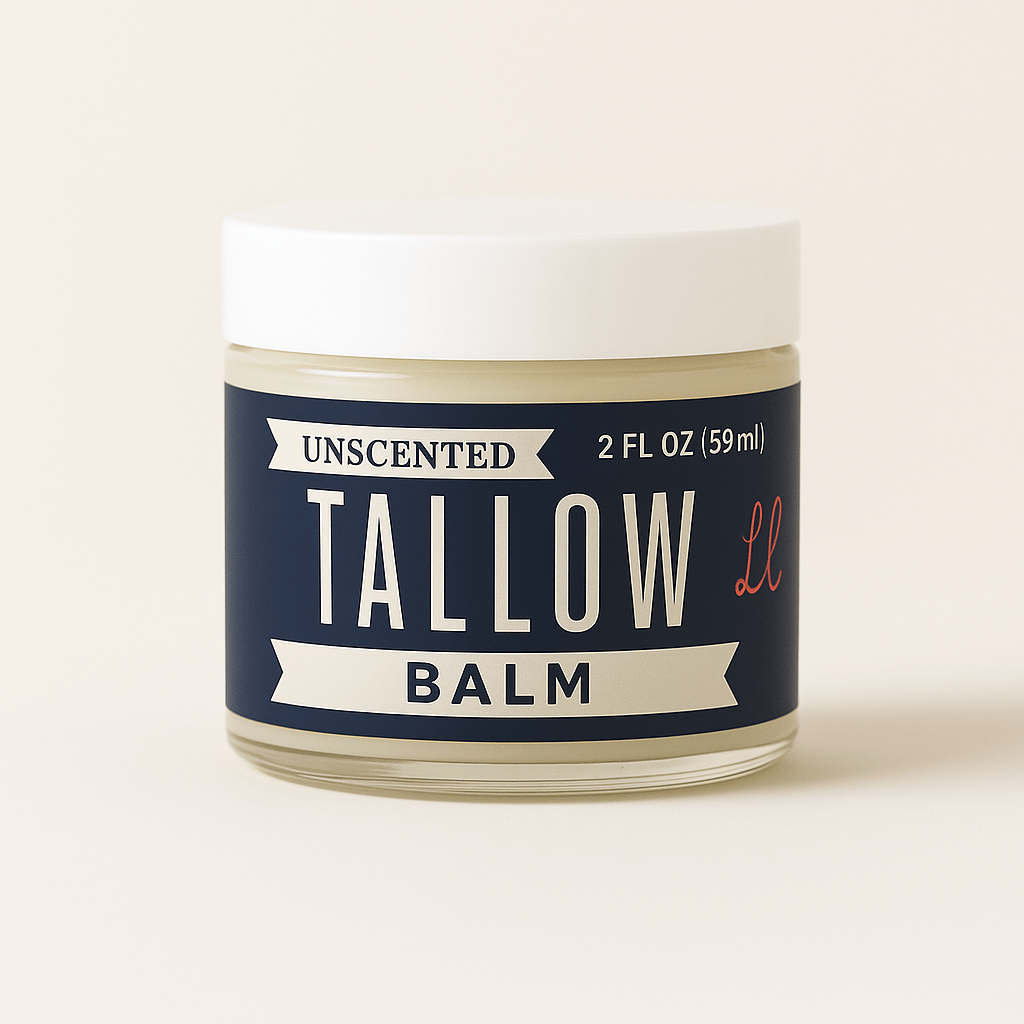 Lady May Tallow Body Cream/Lotion 2oz Unscented Tallow Balm – All-Natural Beef Tallow Moisturizer