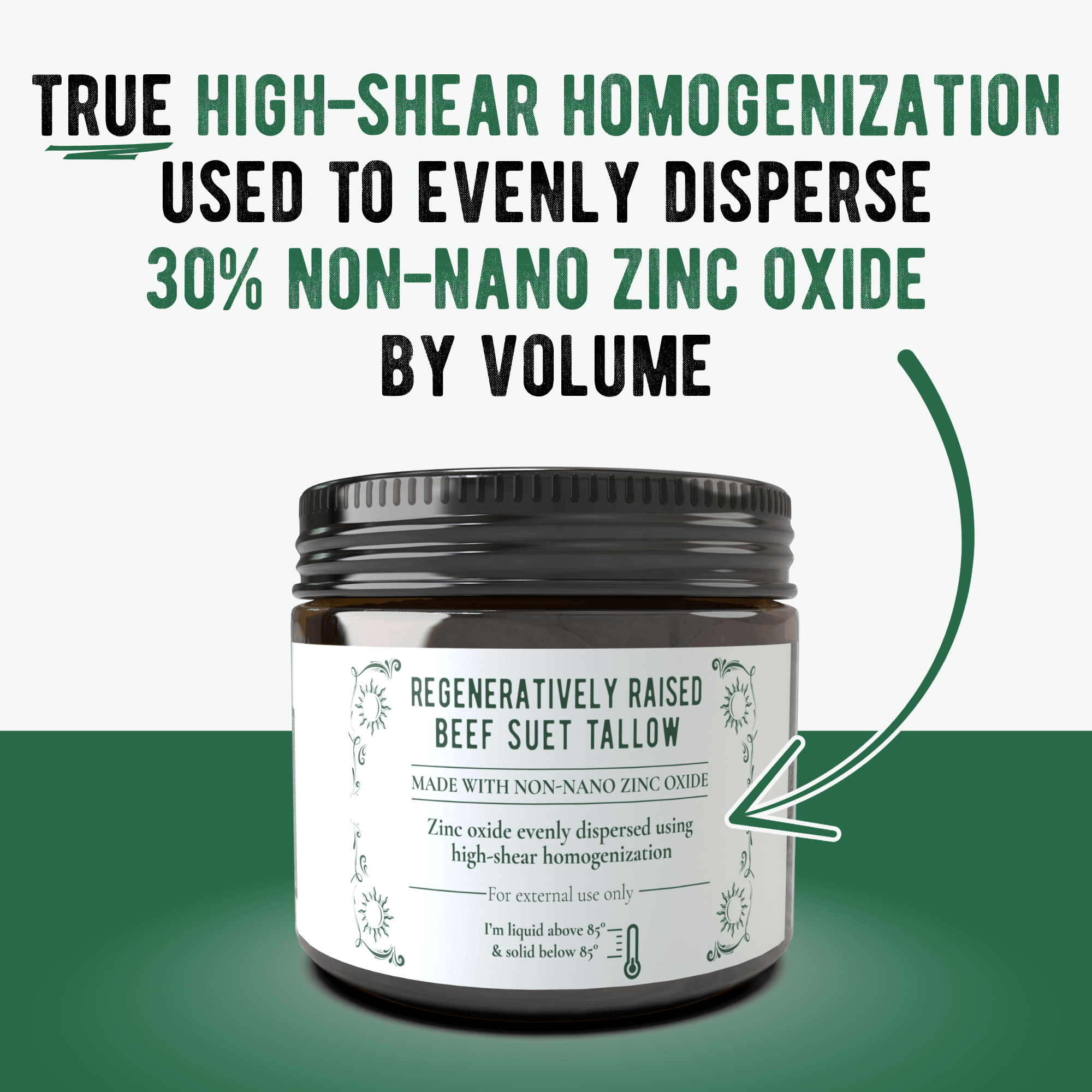 Regenerative Tallow & Zinc Sun Balm - My American Goods