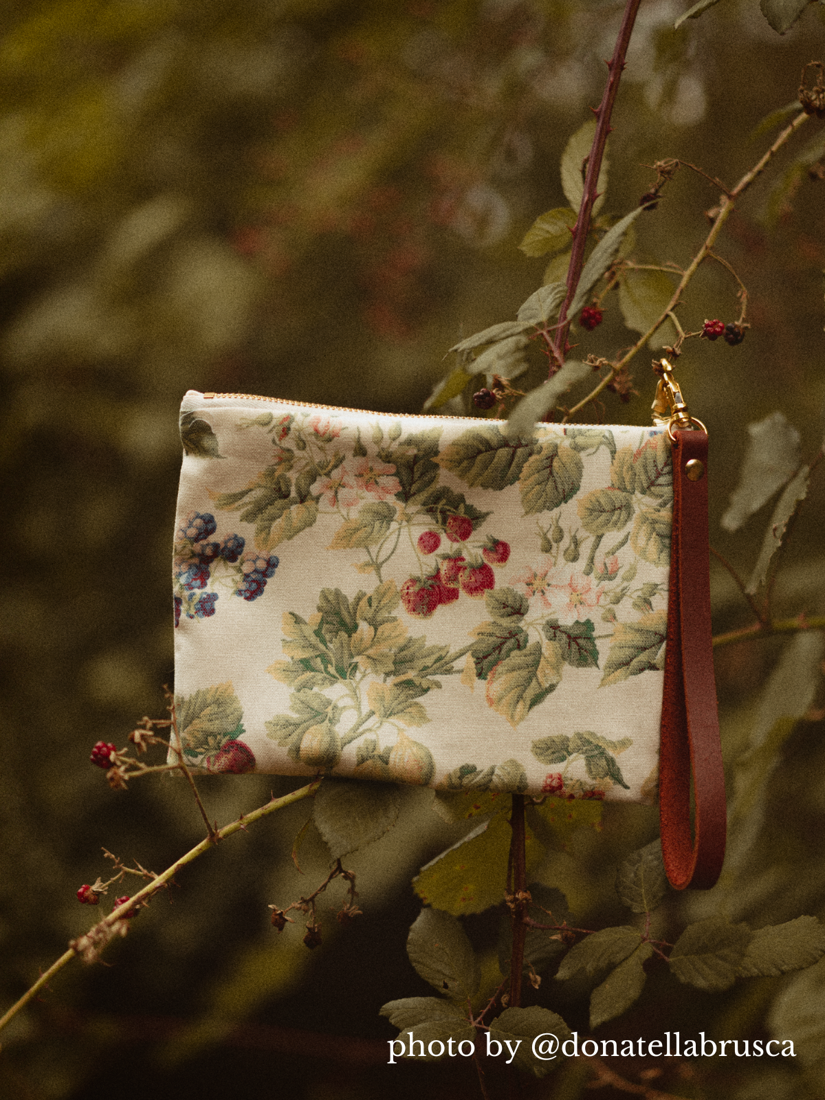 Berries and Cream Wristlet Purse - My American Goods