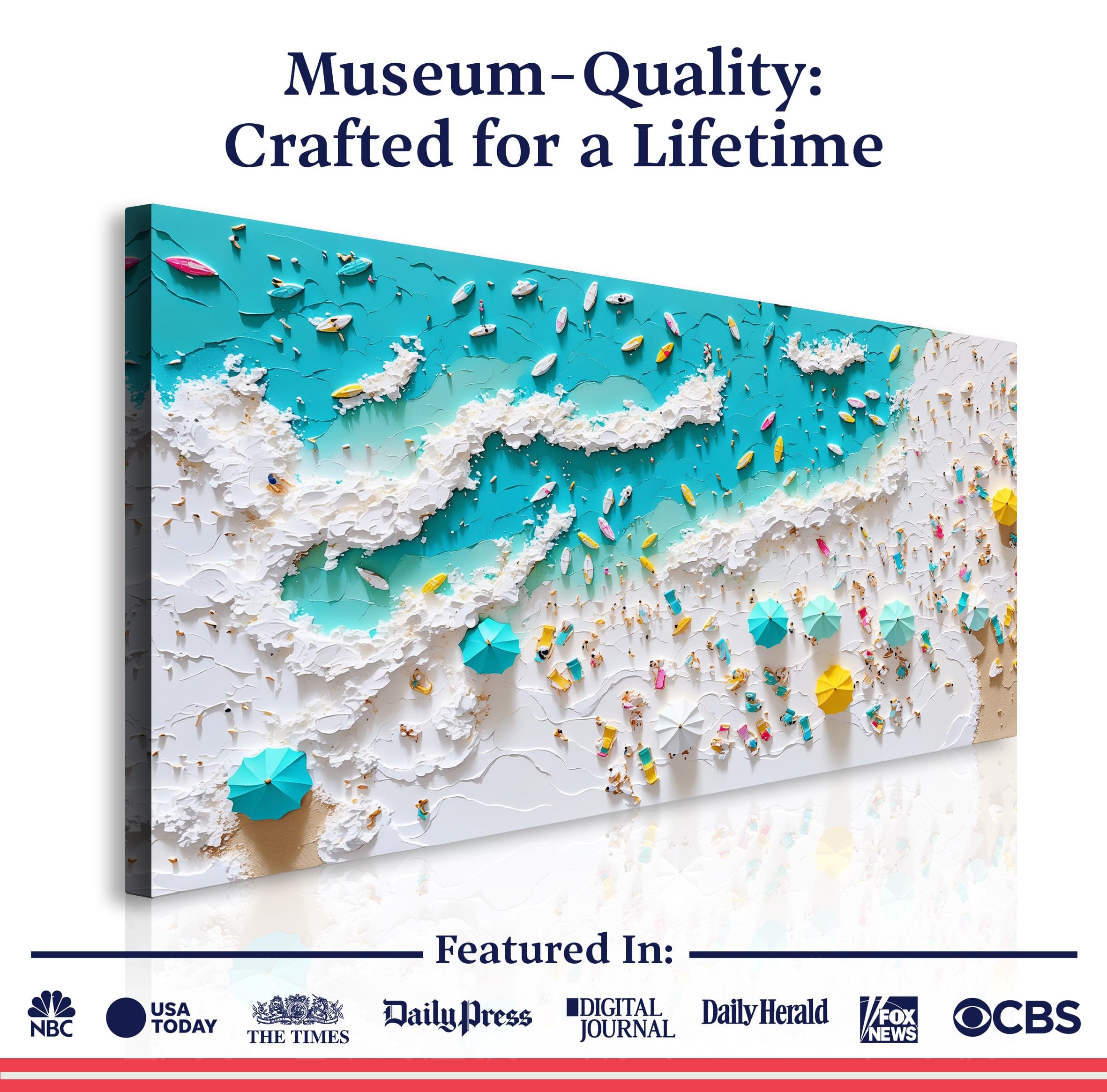 Tailored Canvases Canvas Beach Days Wall Art XI