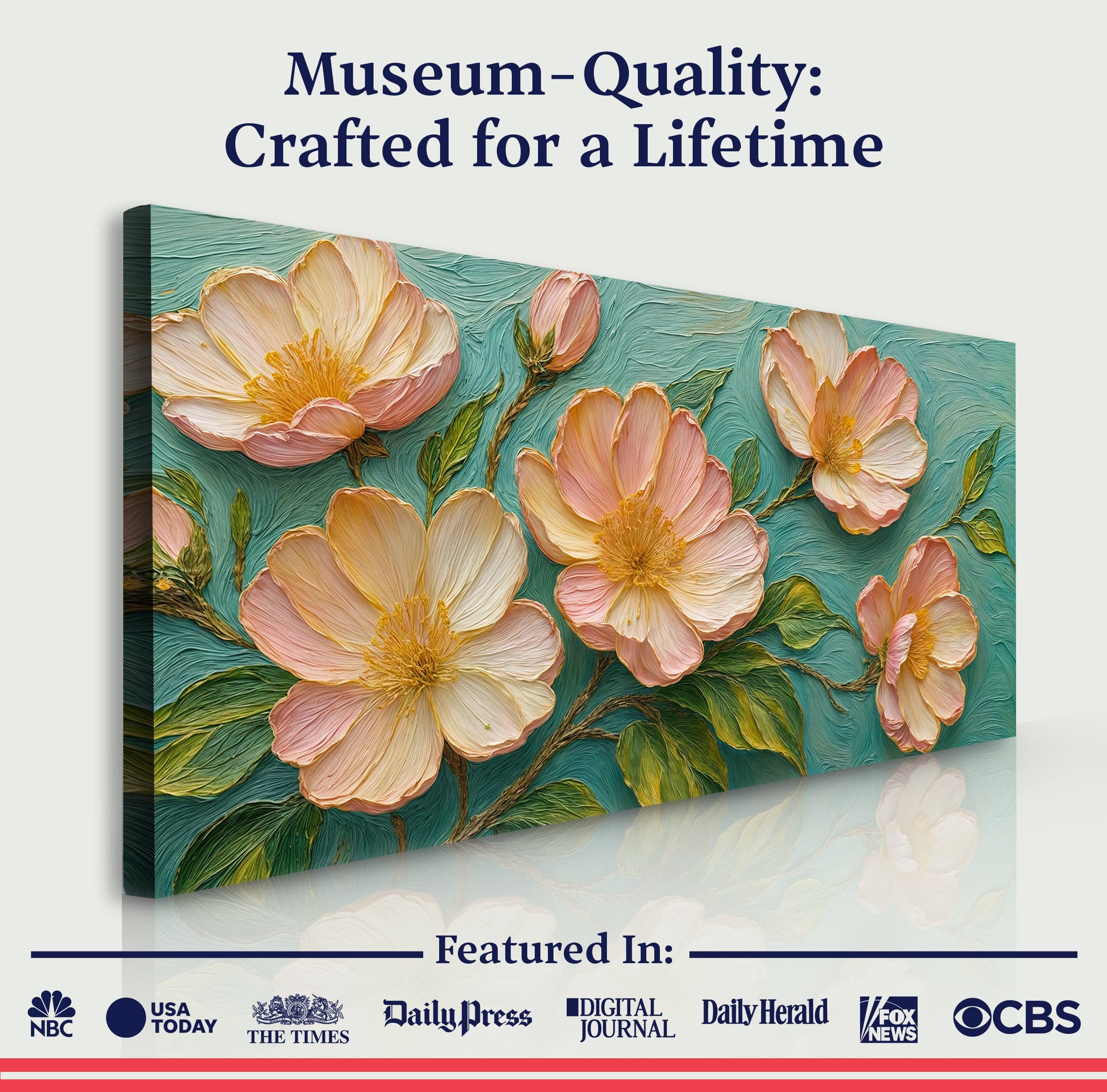 Tailored Canvases Canvas Blossoms Serenade Wall Art