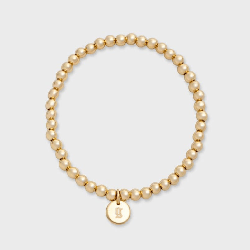 Cuffed by Nano LLC SMALL - 6.5" / g Old English Initial Juno Bracelet