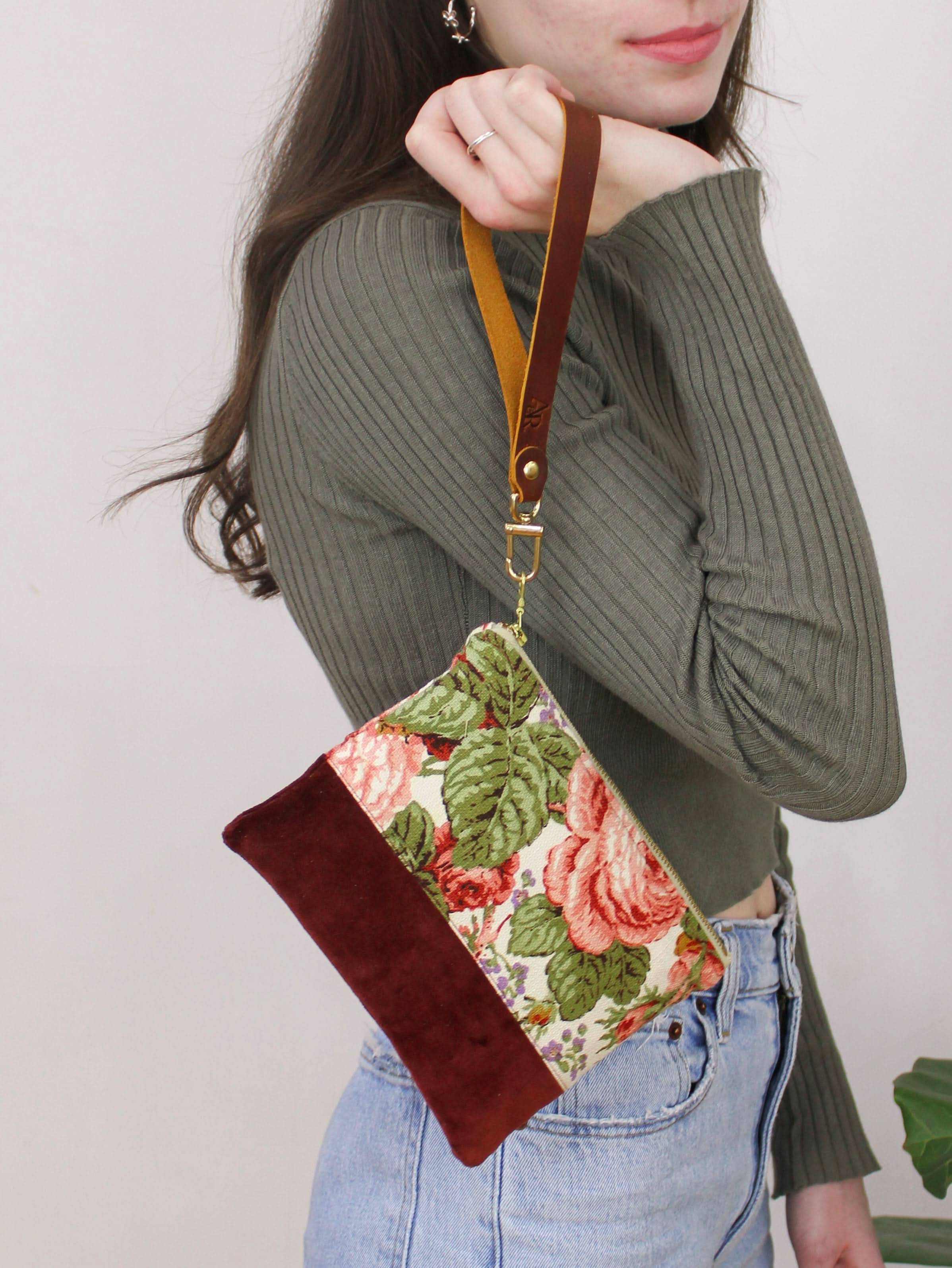 Ash & Rose Small The Teagan Wristlet Purse