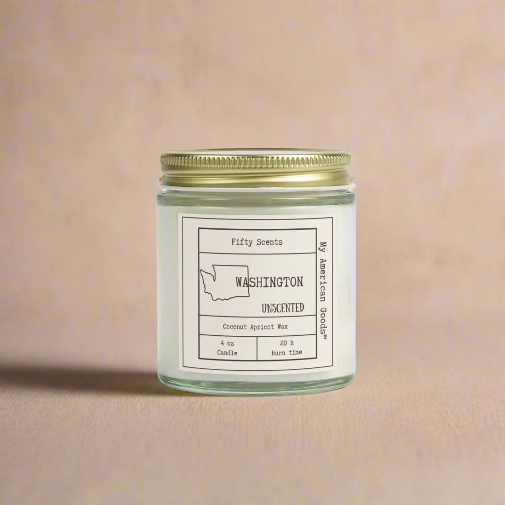 Washington unscented Candles - Coconut Apricot Wax