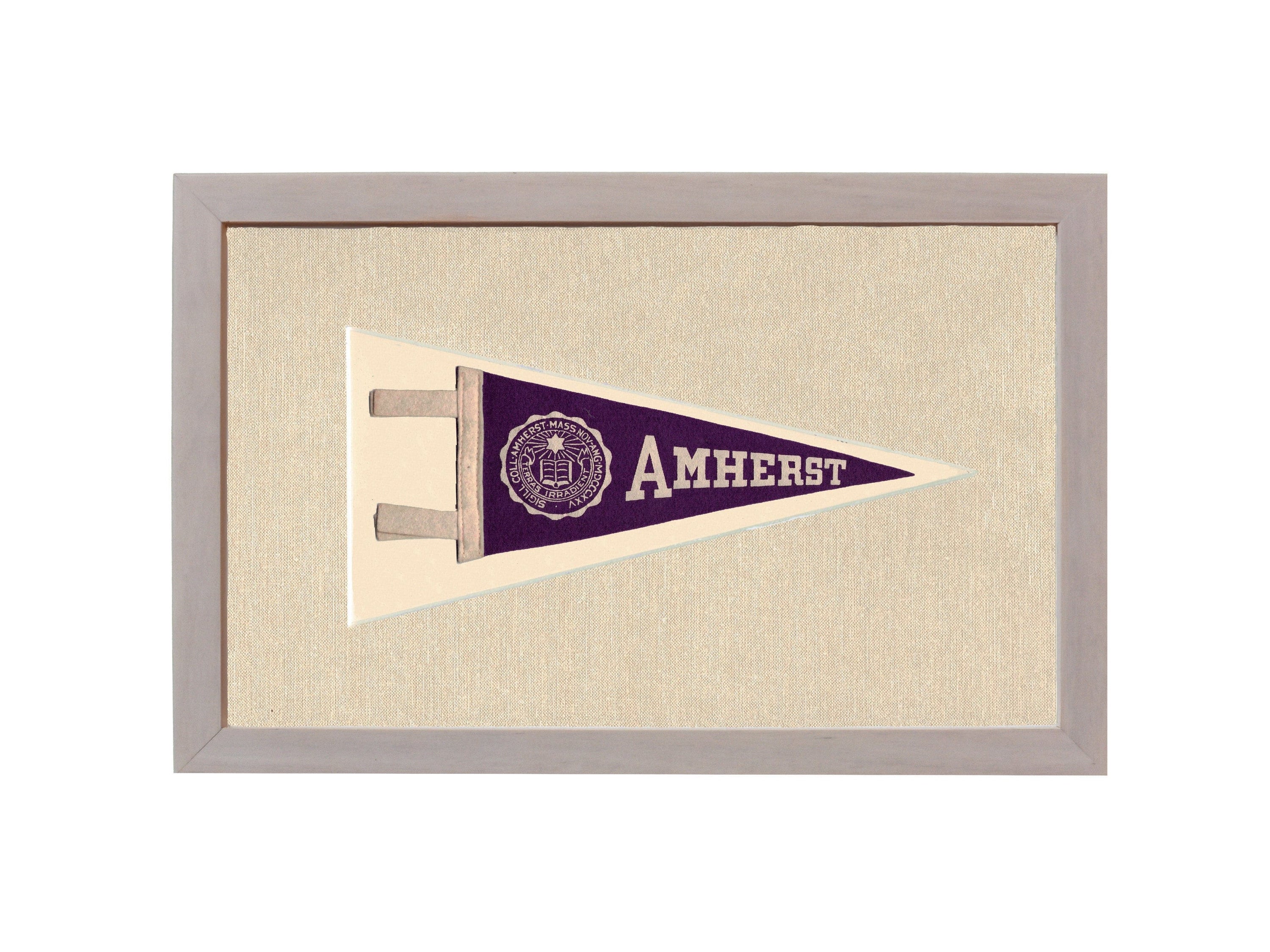 Americana Memories Vintage Pennants and Memorabilia Vintage Amherst College Pennant