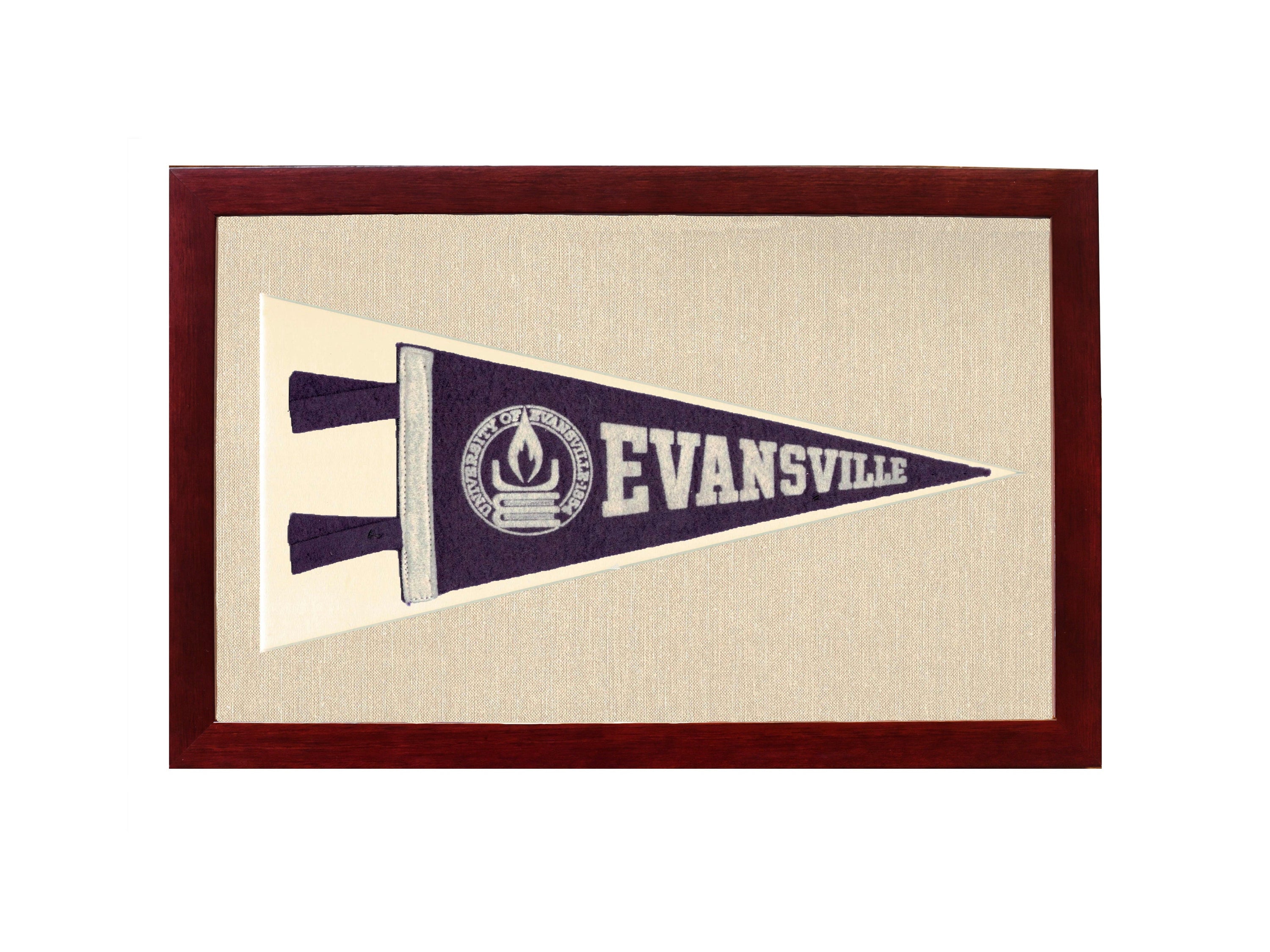 Vintage University of Evansville Pennant