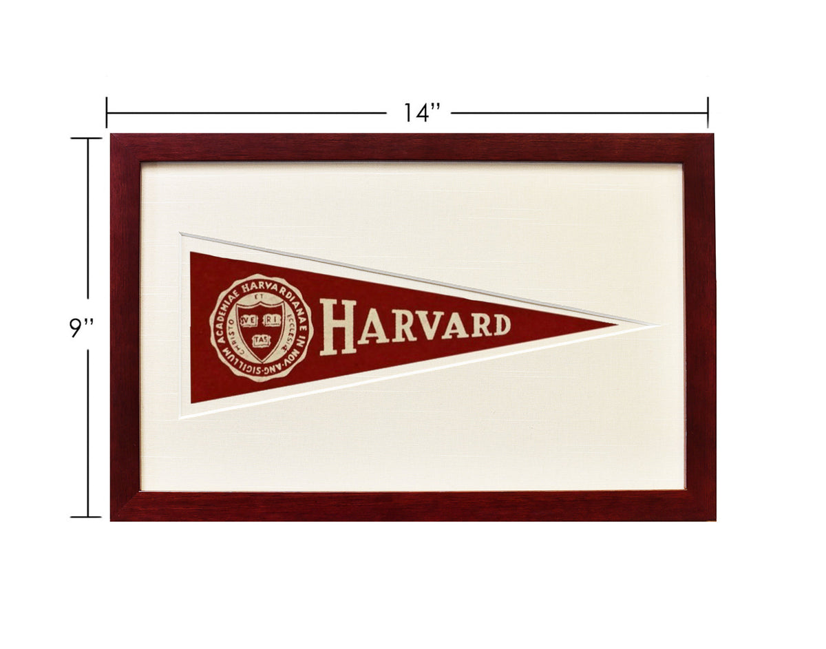 Vintage Harvard University Hormel Pennant