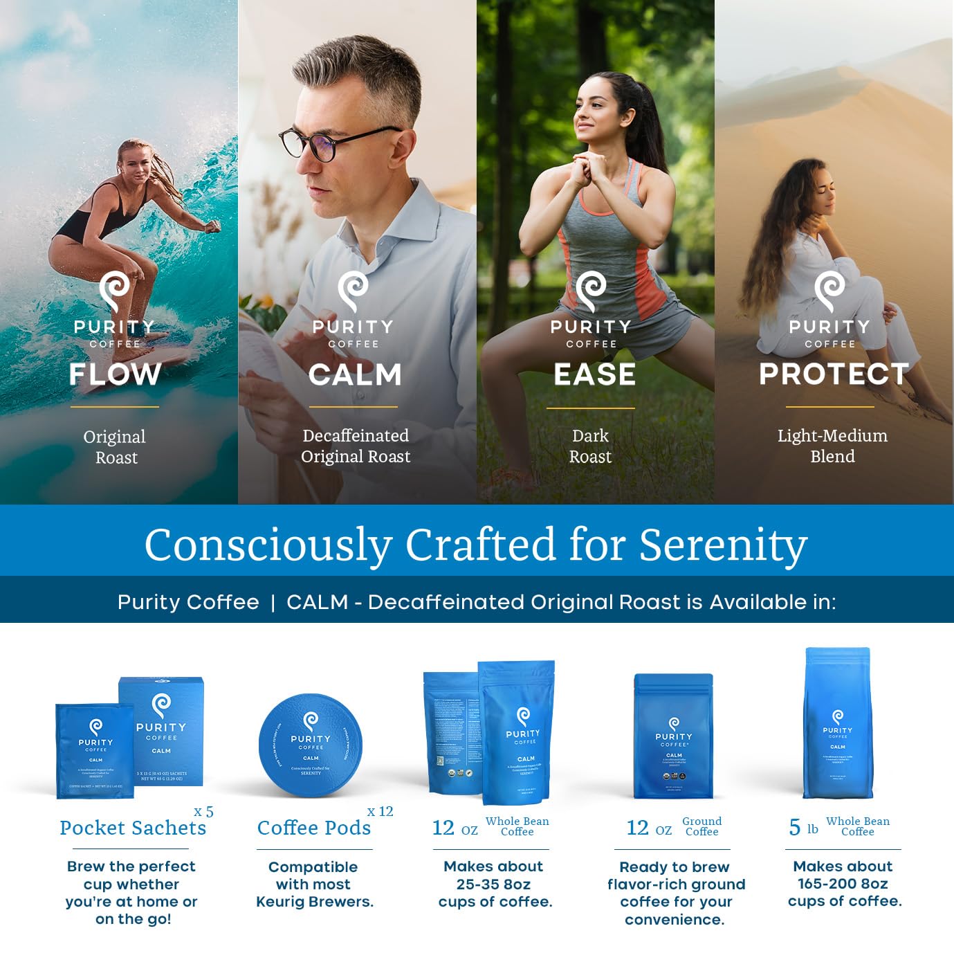 CALM: Decaf Ground Coffee