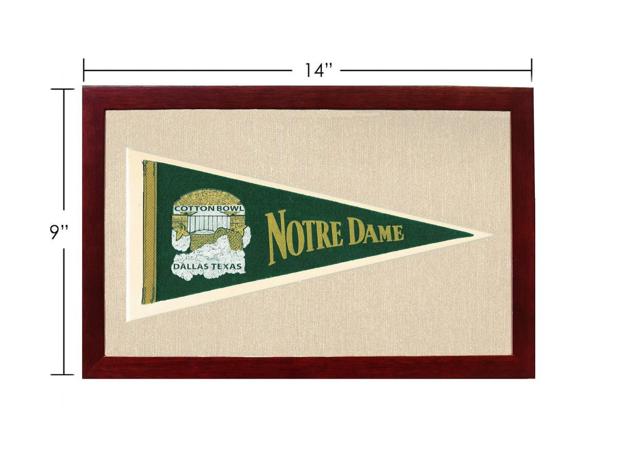 Vintage Notre Dame Pennant