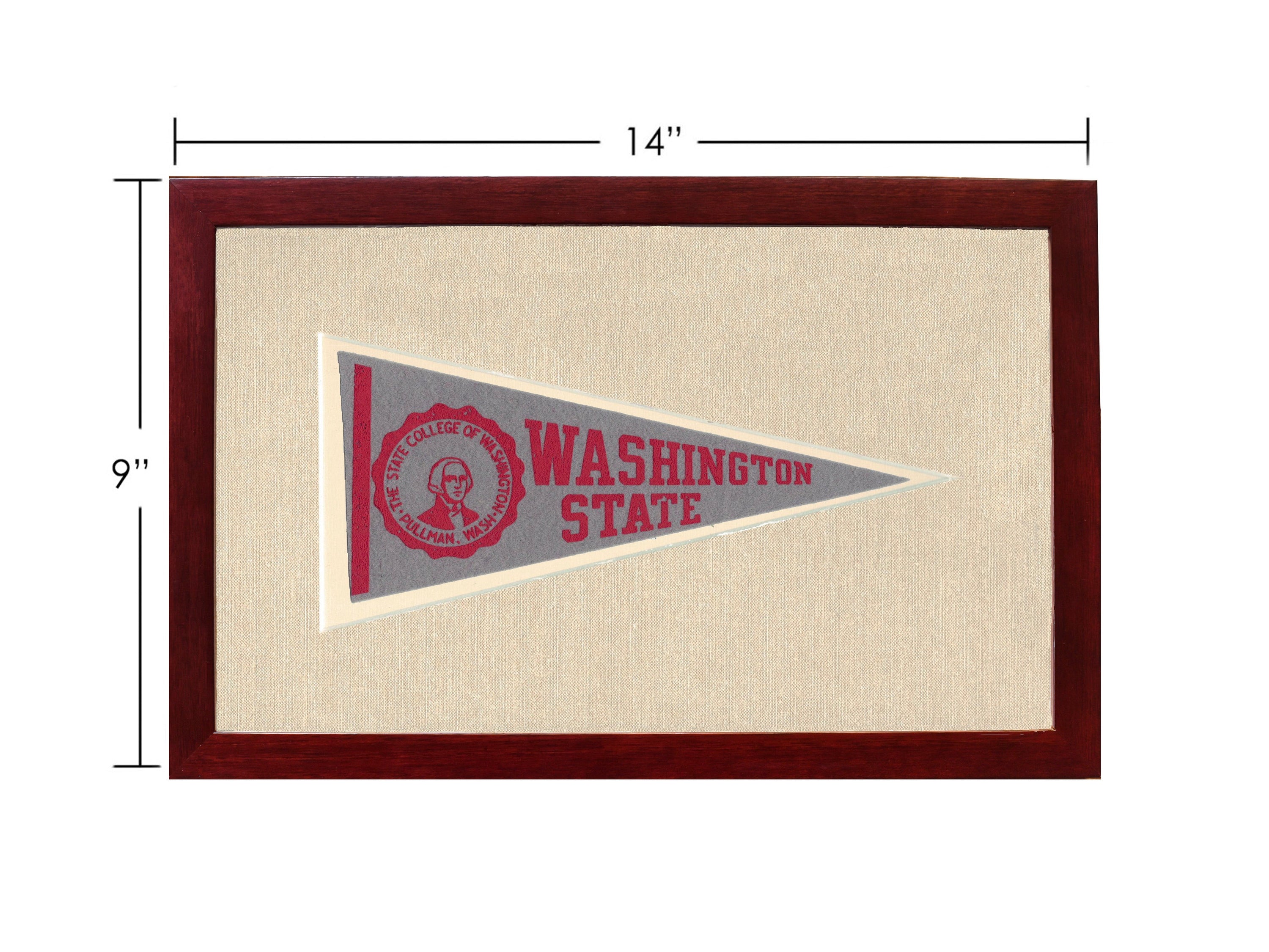 Vintage Washington State University Pennant