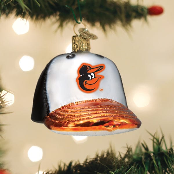 Old World Christmas 2.25 X 2.5 X 3.5 / 75219 Orioles Baseball Cap Ornament