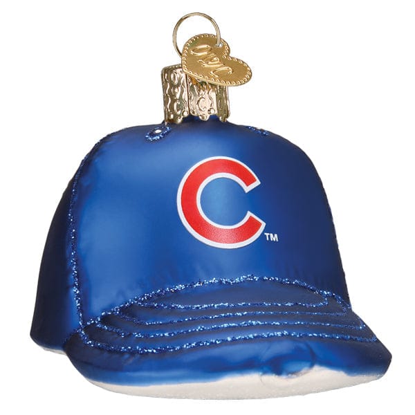 Old World Christmas 2.25 X 2.5 X 3.5 / 75419 Cubs Baseball Cap Ornament