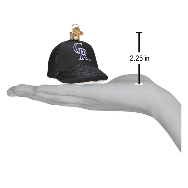 Old World Christmas 2.25 X 2.5 X 3.5 / 75819 Rockies Baseball Cap Ornament