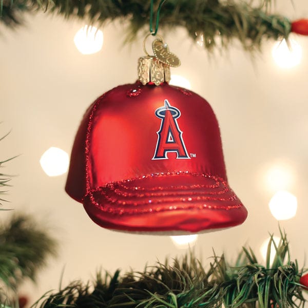 Old World Christmas 2.25 X 2.5 X 3.5 / 76219 Angels Baseball Cap Ornament