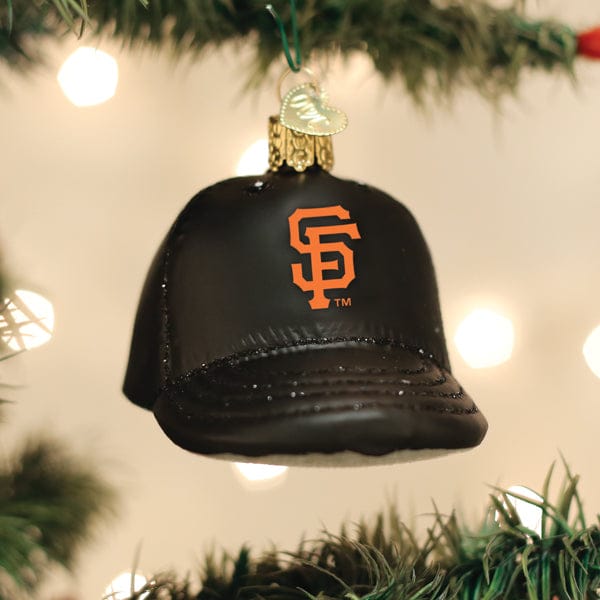 Old World Christmas 2.25 X 2.5 X 3.5 / 77319 Giants Baseball Cap Ornament