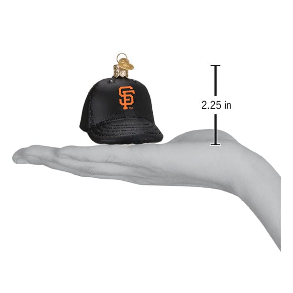 Old World Christmas 2.25 X 2.5 X 3.5 / 77319 Giants Baseball Cap Ornament