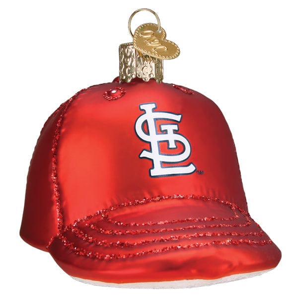 Old World Christmas 2.25 X 2.5 X 3.5 / 77519 Cardinals Baseball Cap Ornament