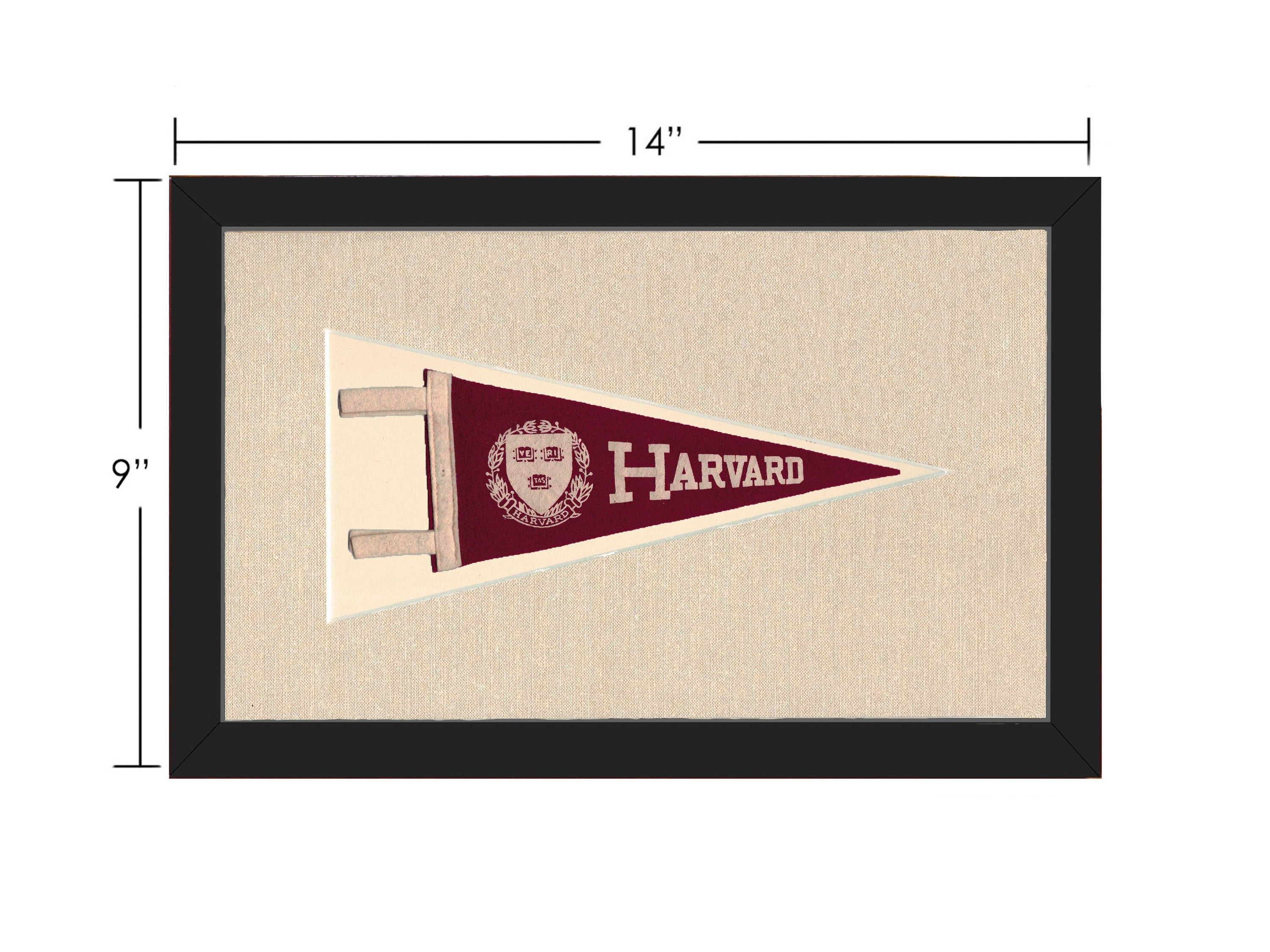 Vintage Harvard Pennant