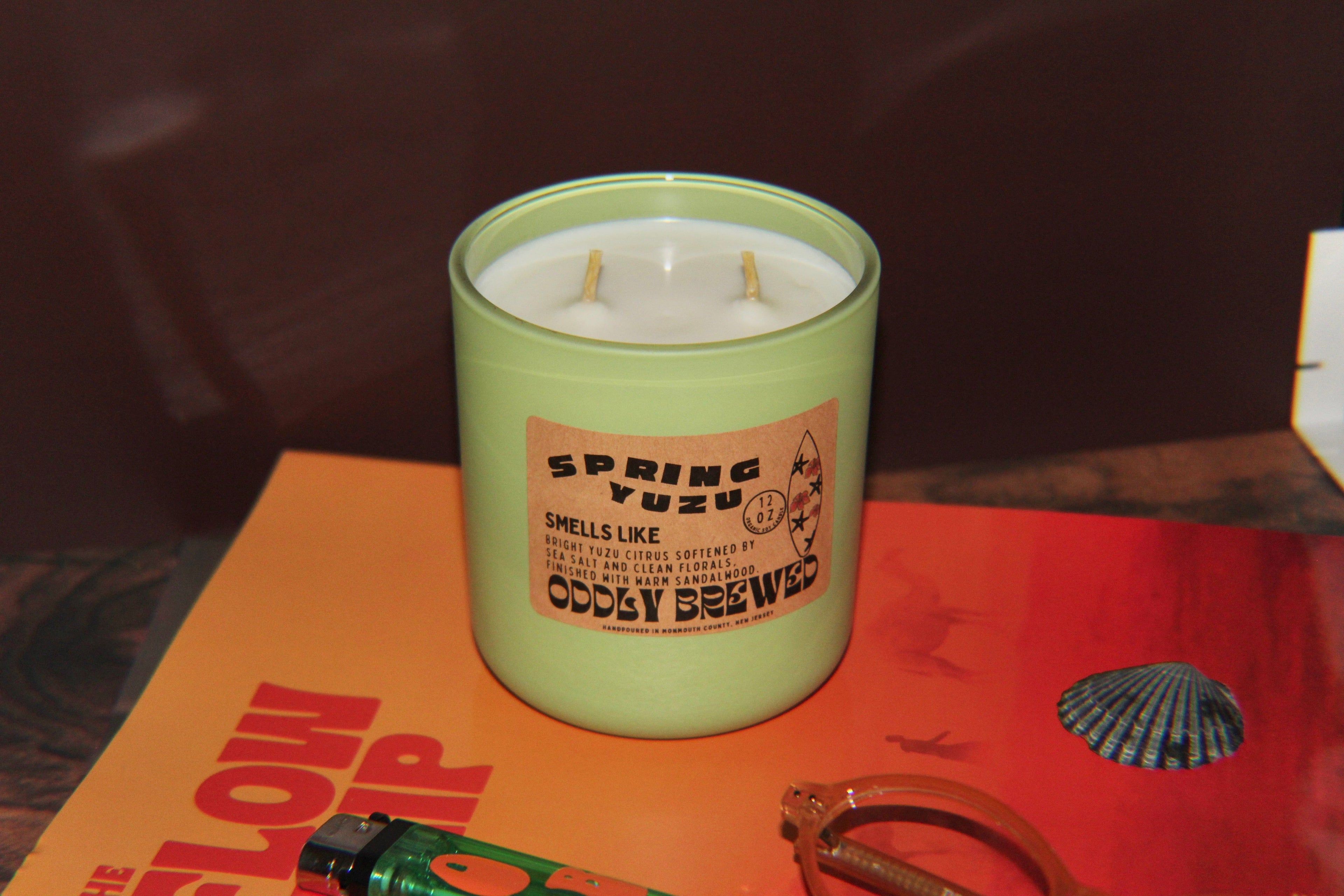 Oddly Brewed Candles Spring Yuzu Soy Candle