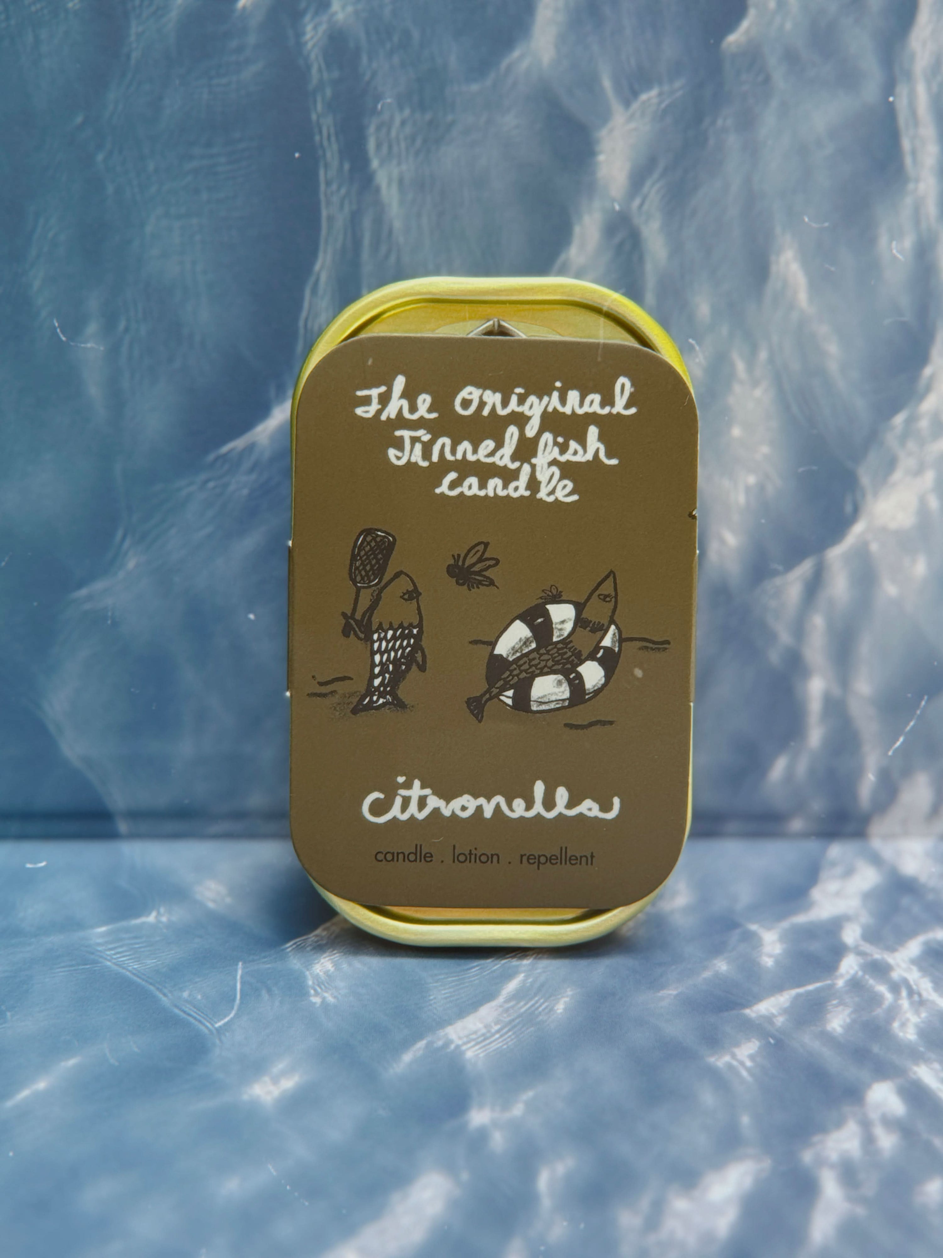 Tinned Candle citronella Tinned Fish Candle - Citronella