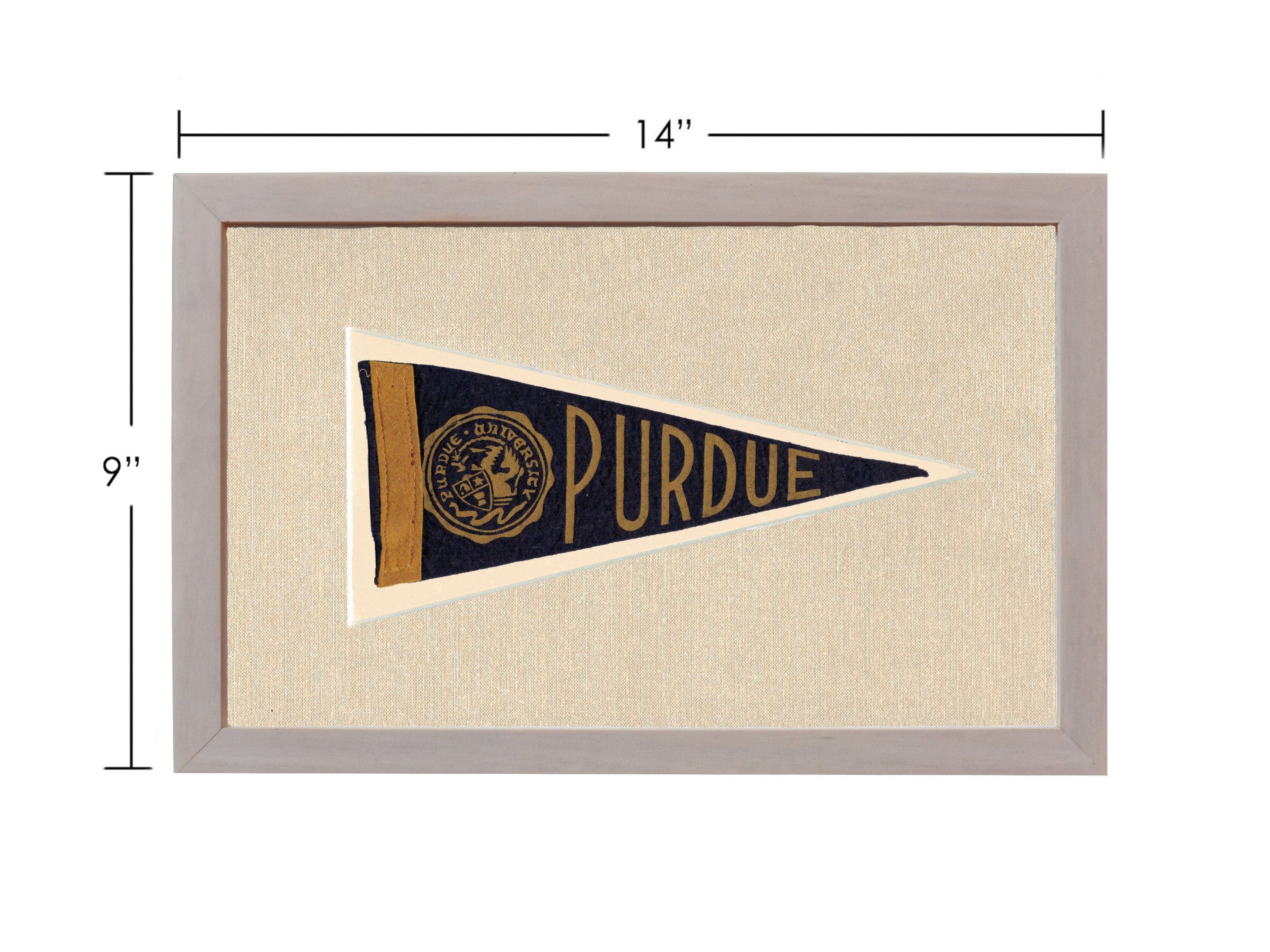 Americana Memories Vintage Pennants and Memorabilia Vintage Purdue Pennant
