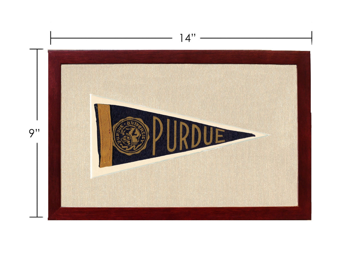 Americana Memories Vintage Pennants and Memorabilia Vintage Purdue Pennant