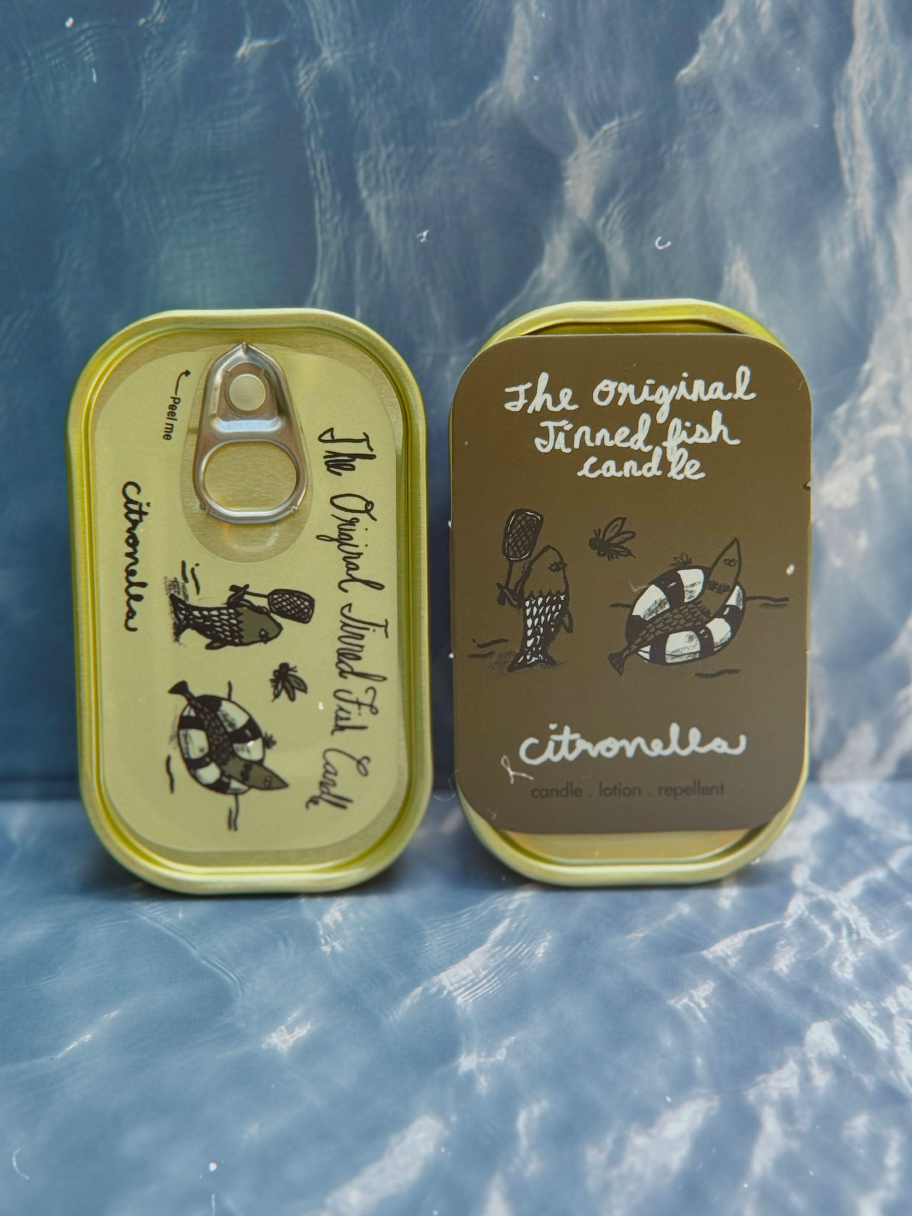 Tinned Fish Candle - Citronella - My American Goods
