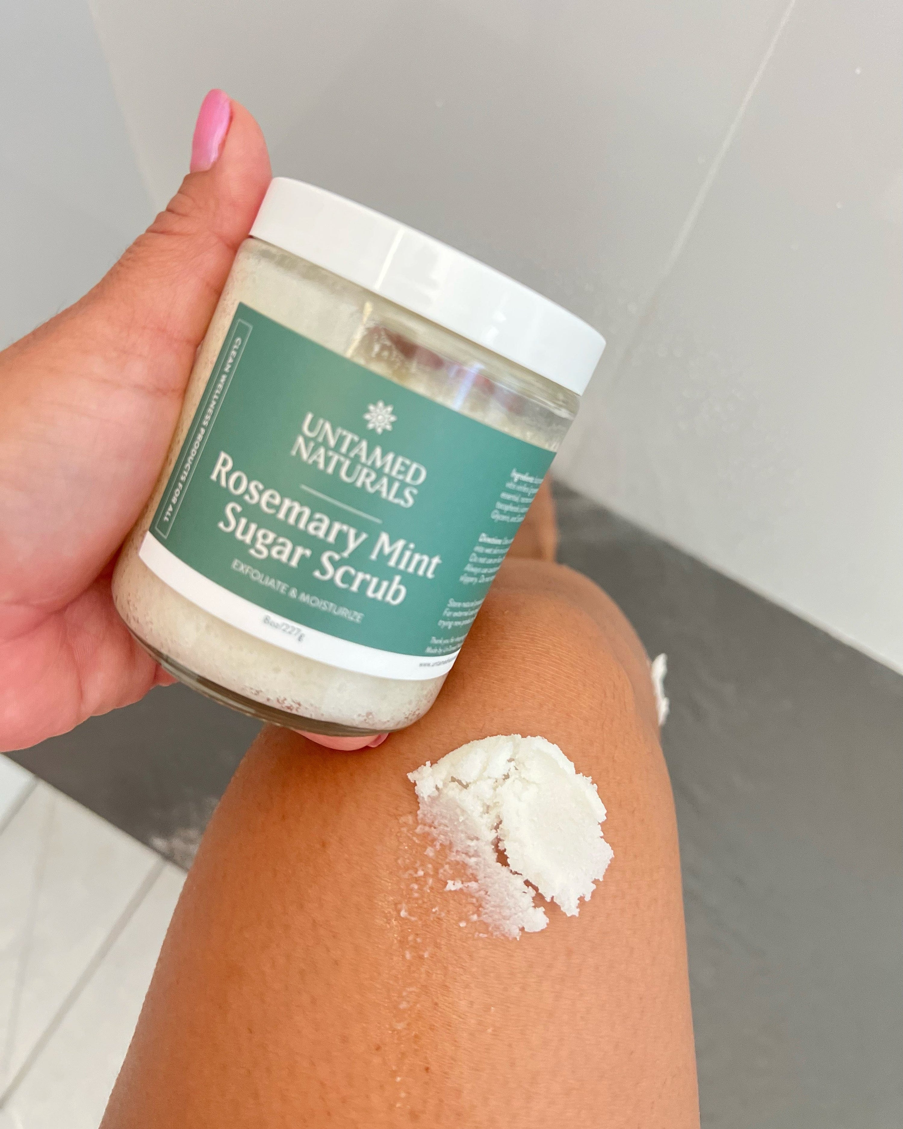 UnTamed Naturals All Products 8oz Rosemary Mint Body Scrub