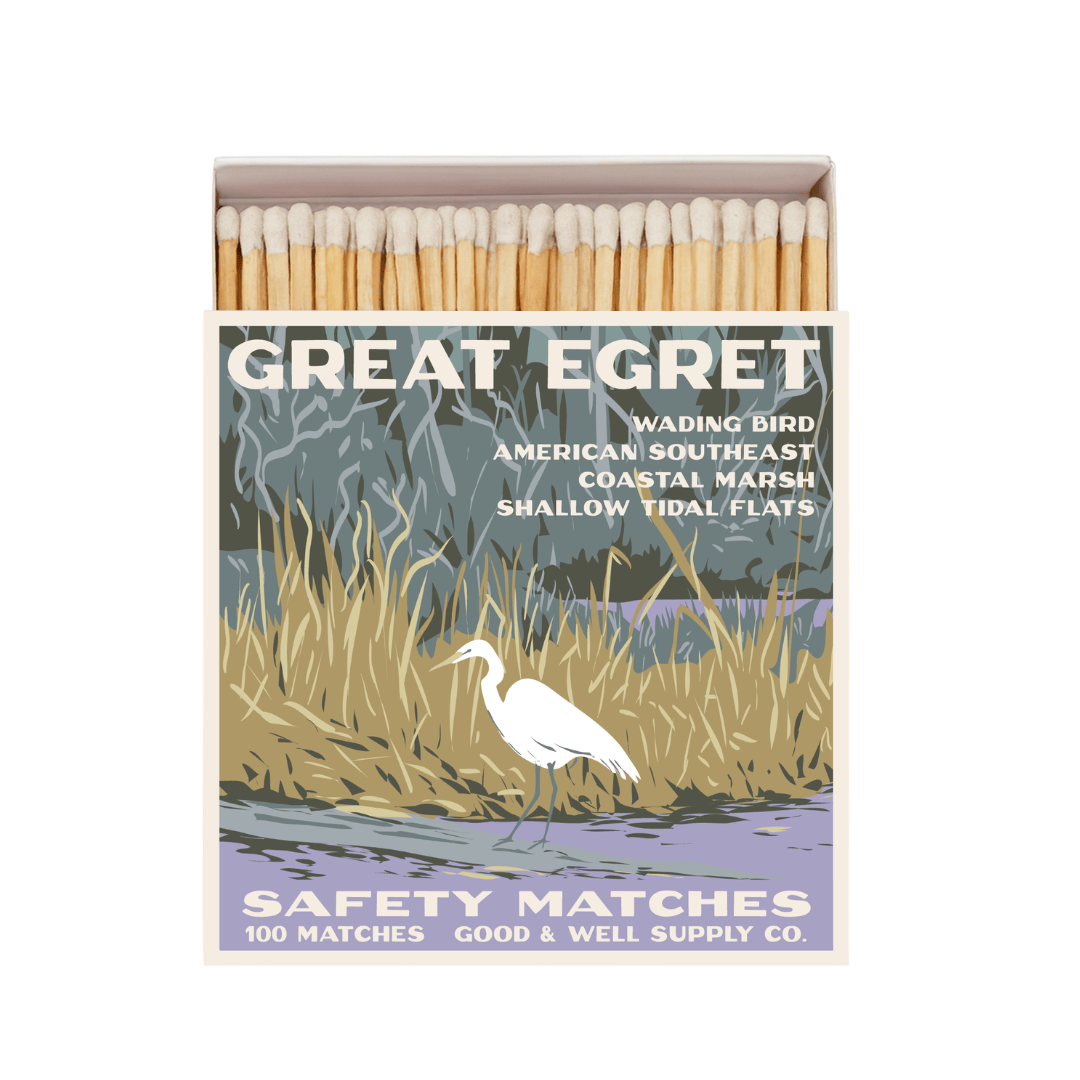 Good & Well Supply Co. Great Egret Cabin Matches