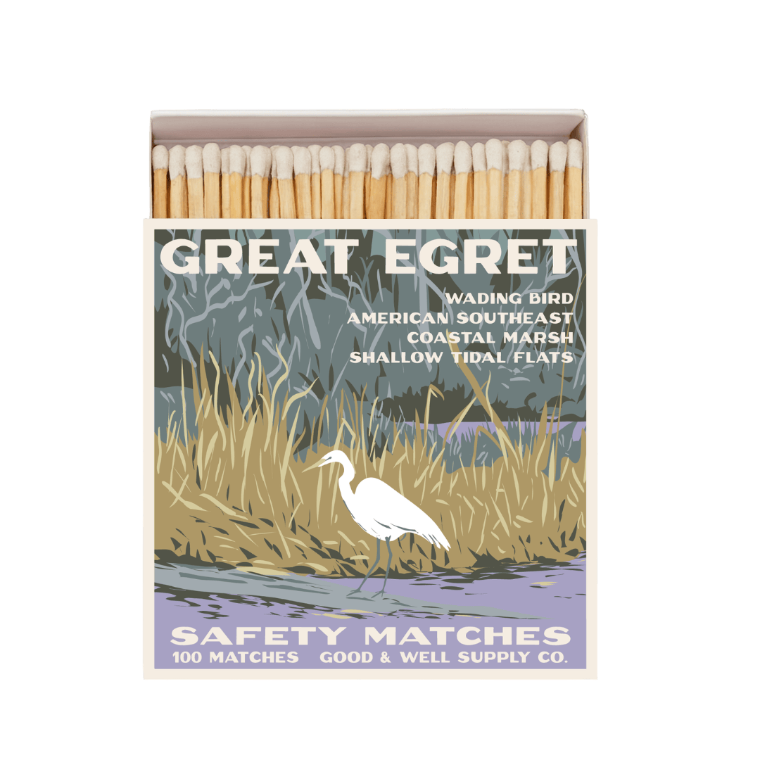 Good & Well Supply Co Great Egret Cabin Matches