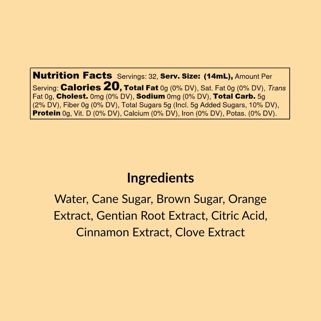 Old Fashioned Cocktail Syrup, 16 fl oz - My American Goods