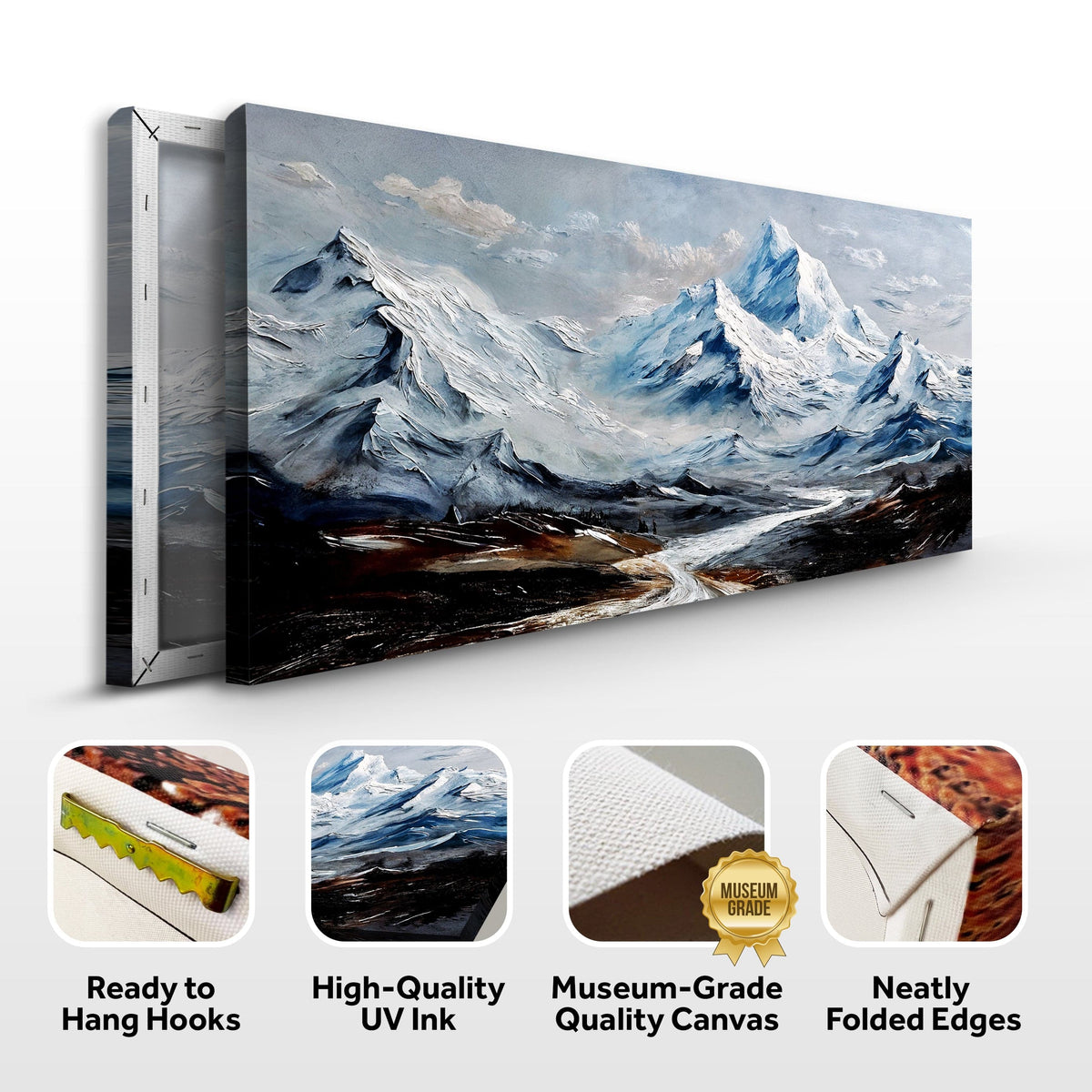 Tailored Canvases Canvas Mountain Minimalist Wall Art II