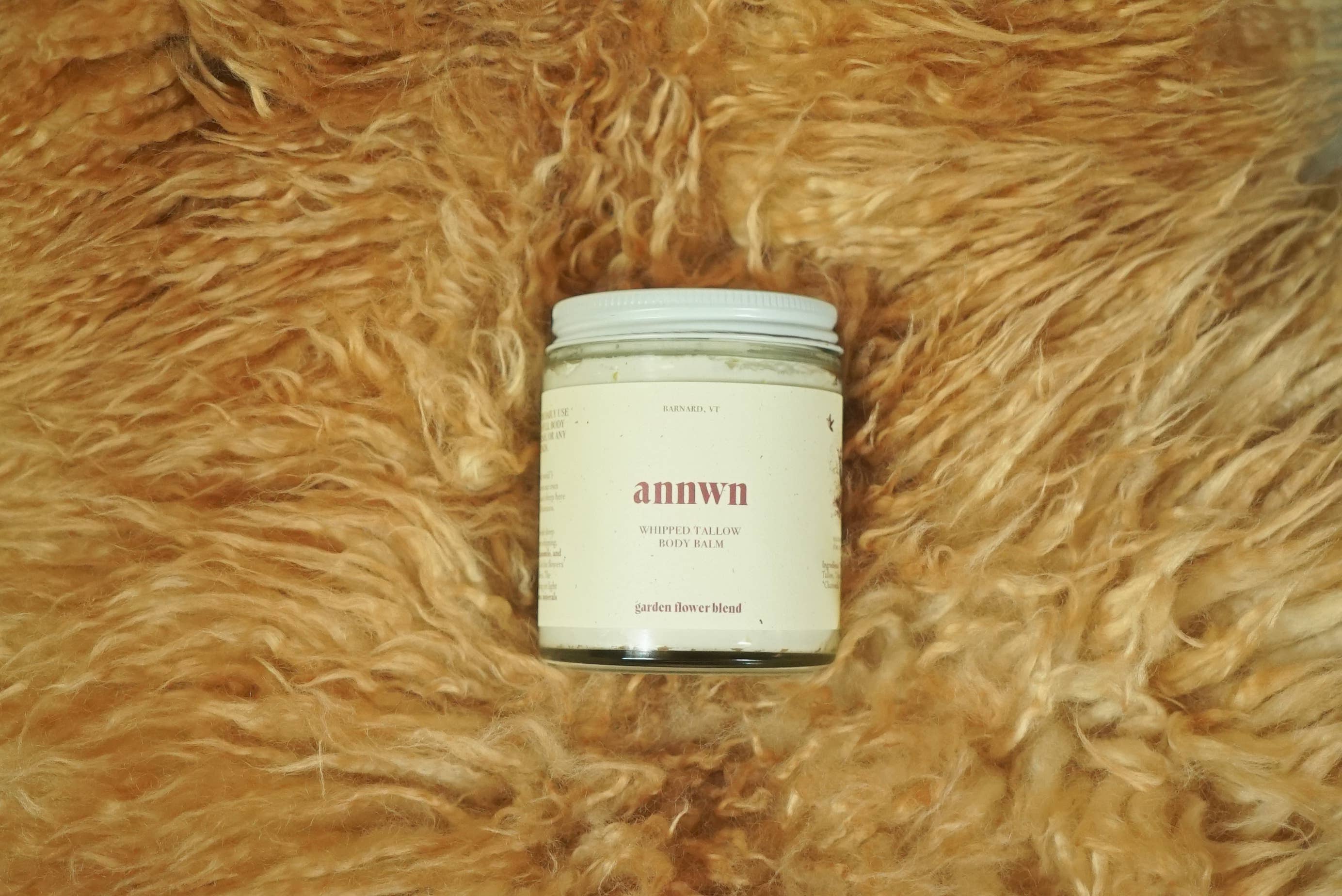 Annwn Whipped Tallow Balm 4oz Garden Blend Body Balm