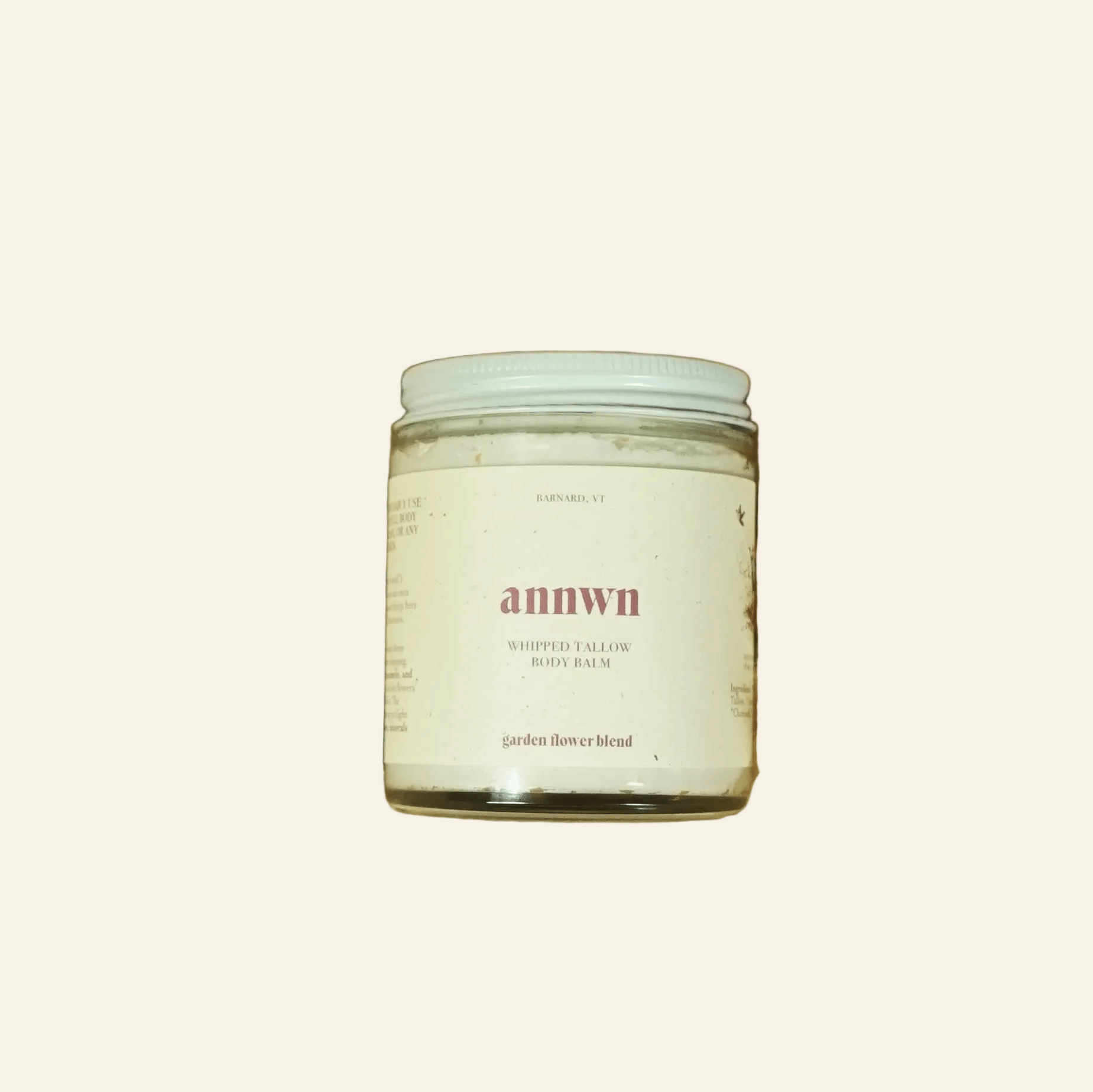 Annwn Whipped Tallow Balm 4oz Garden Blend Body Balm
