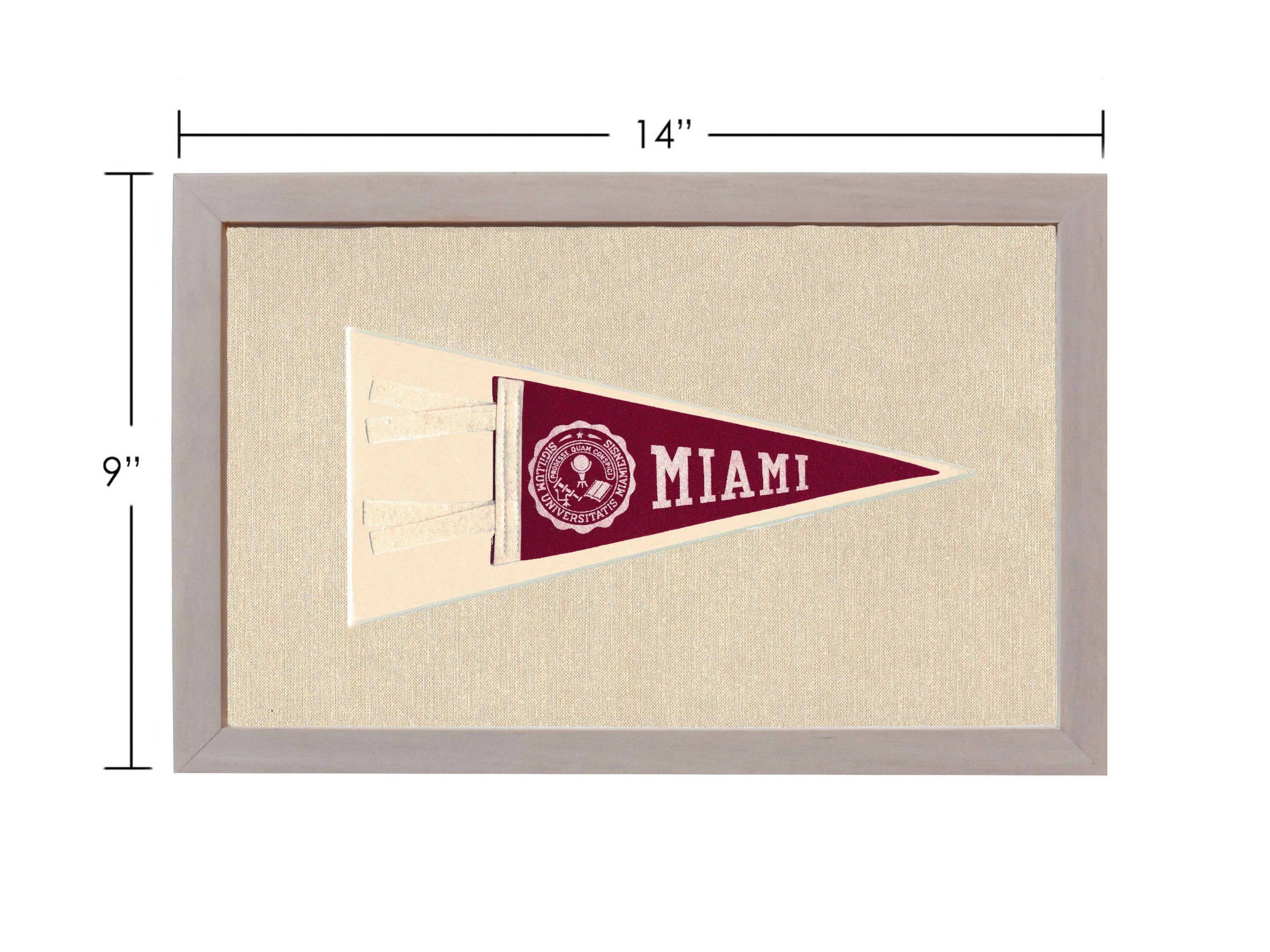 Americana Memories Vintage Pennants and Memorabilia Vintage Miami University Pennant