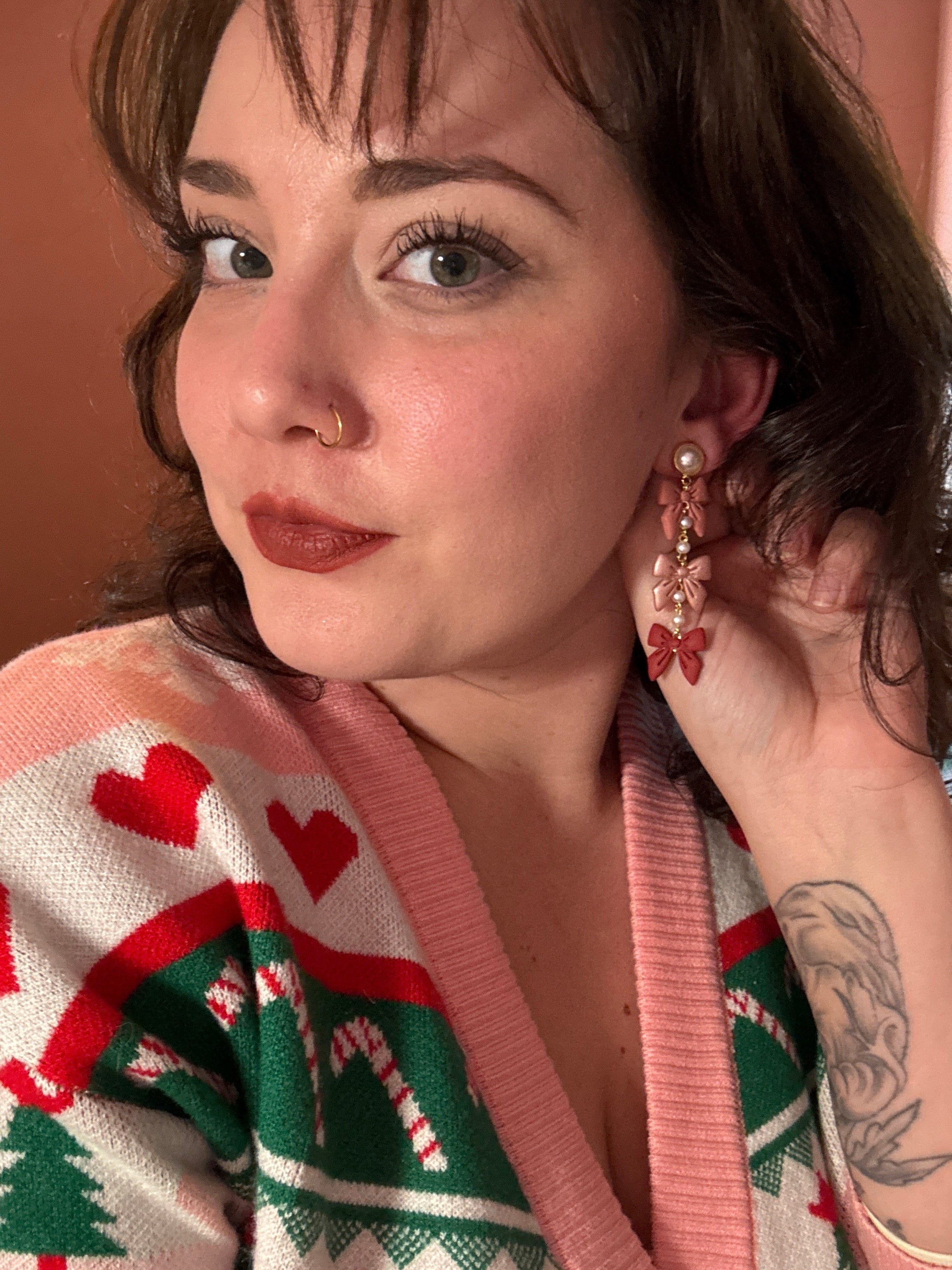 Pink Bows and Pearls