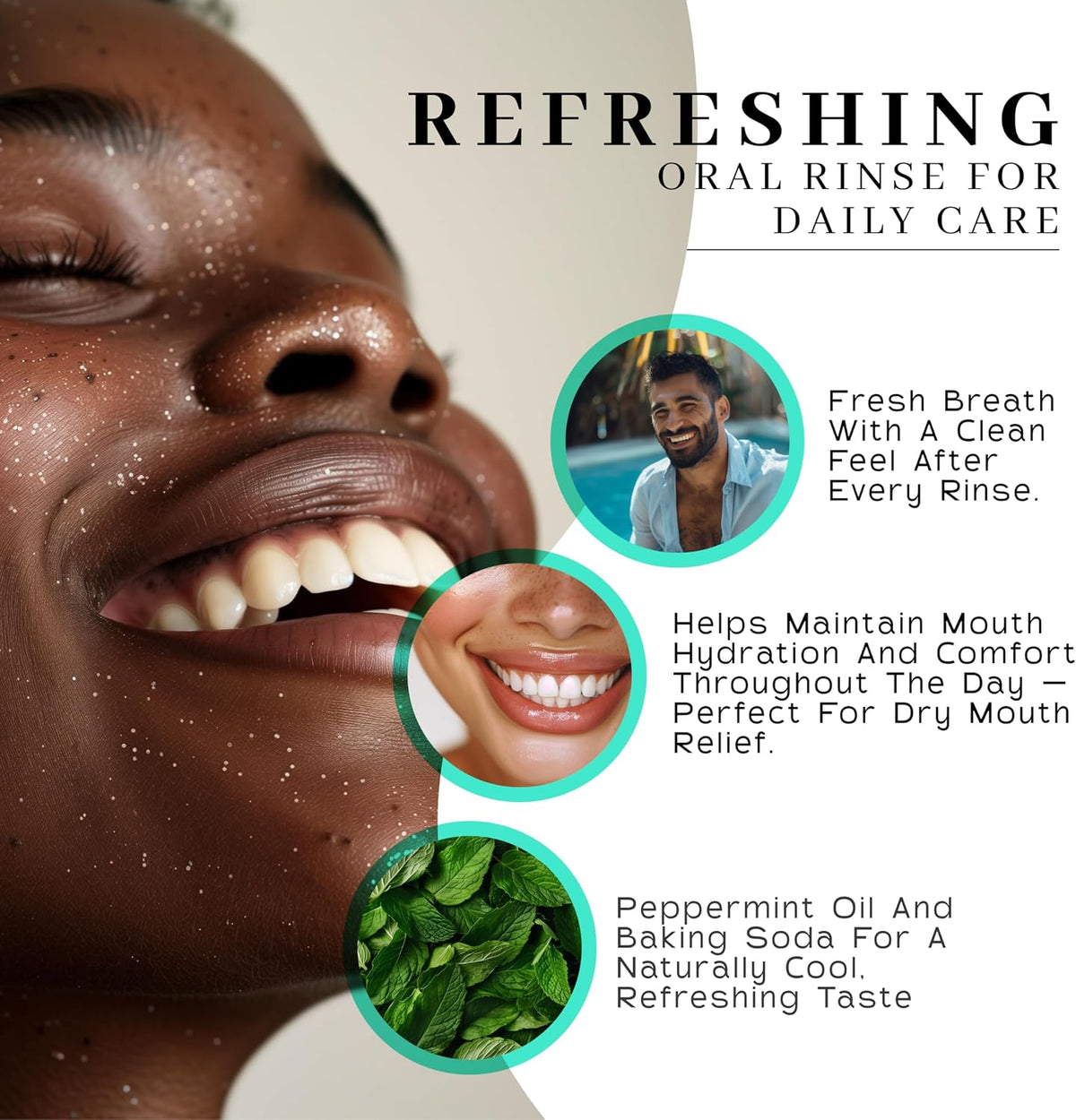 Peppermint Aloe Mouth Rinse - 8 oz