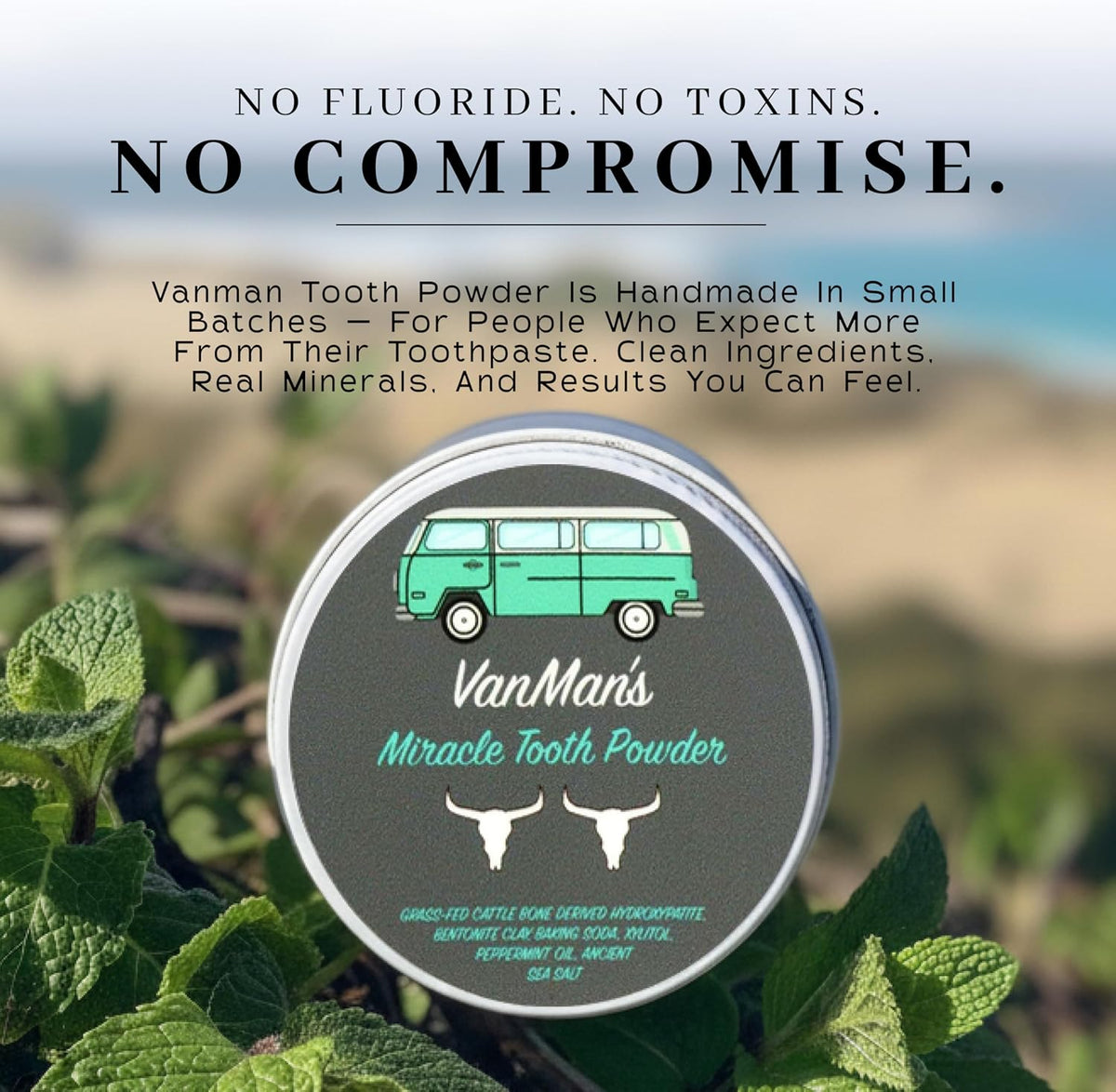 Miracle Tooth Powder - Mint-Bone 2 oz