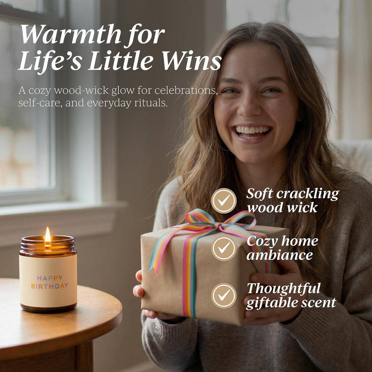 Happy Birthday Jar Candle