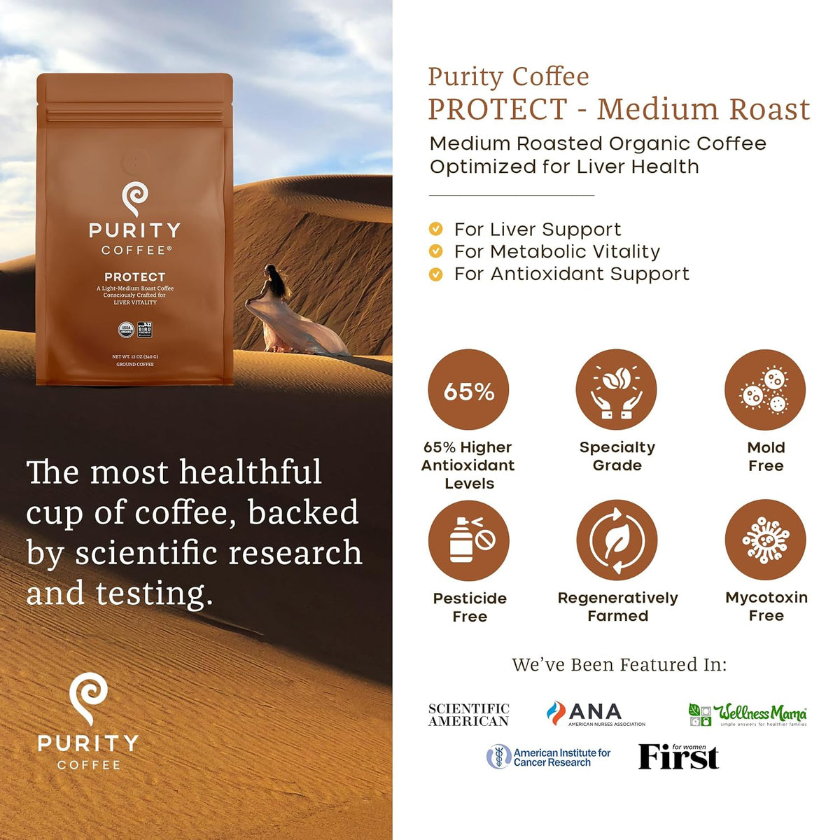 PROTECT: Light-Medium Roast Ground Coffee