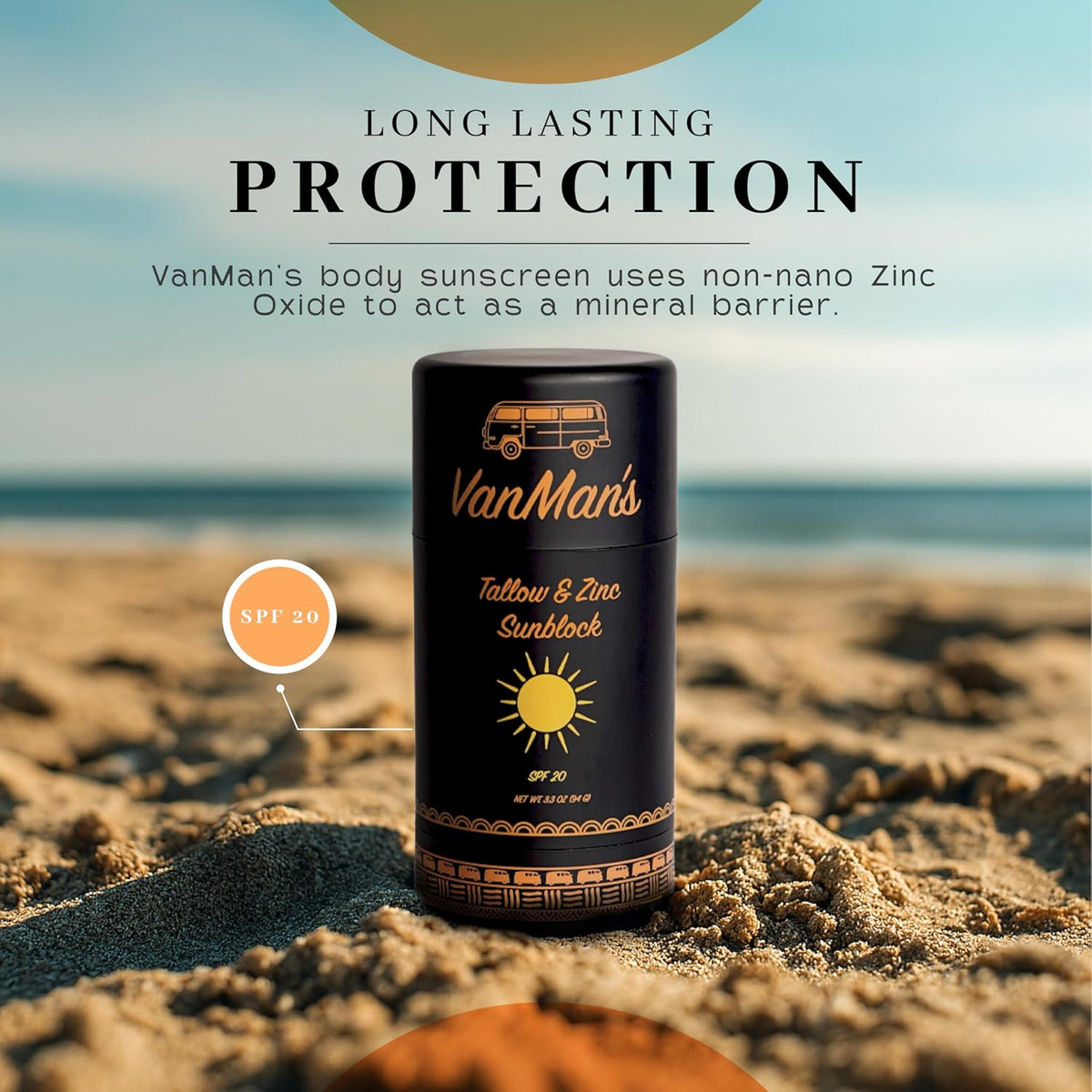 Tallow & Zinc SunBlock - 2 oz